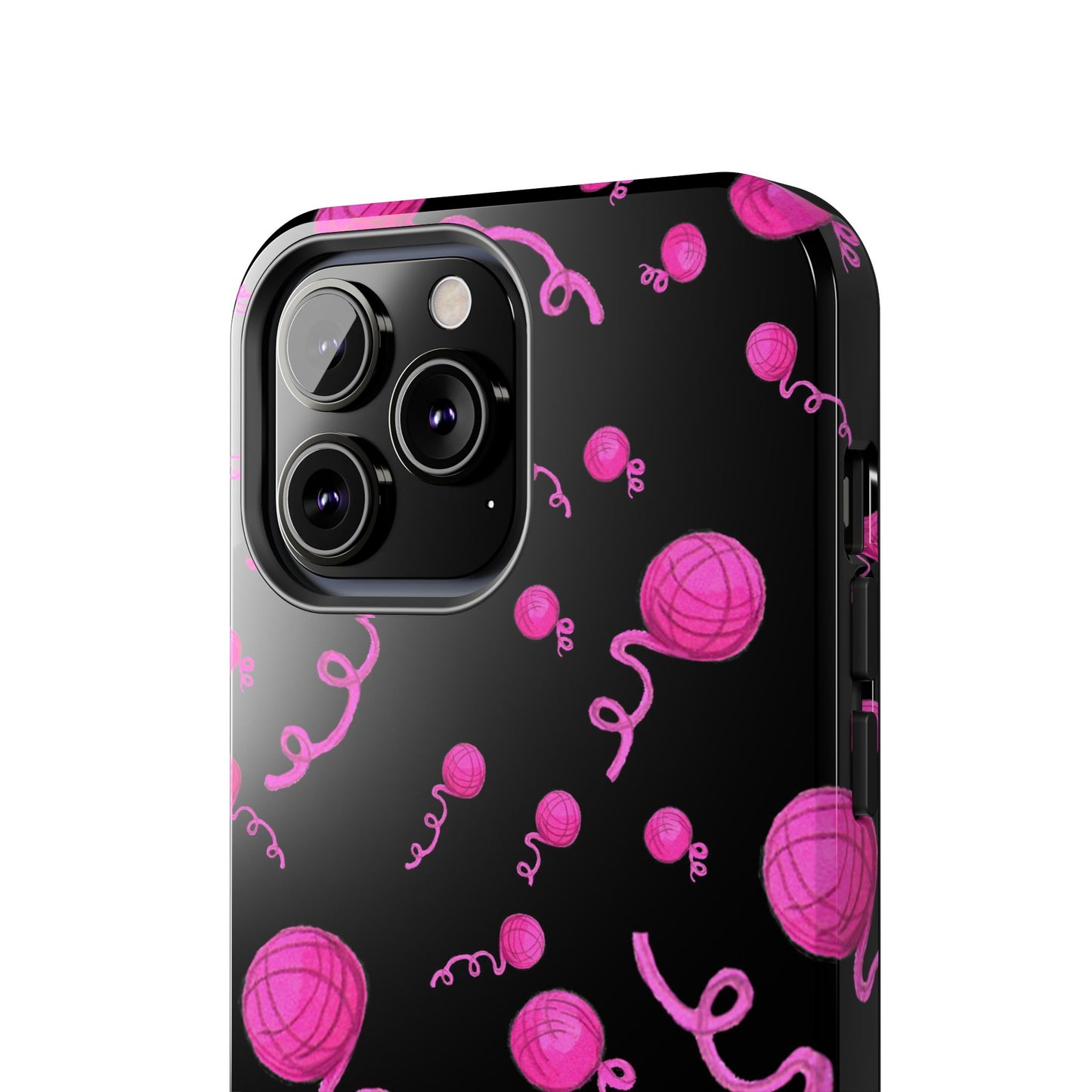 Yarniverse Black / Pink Phone Case