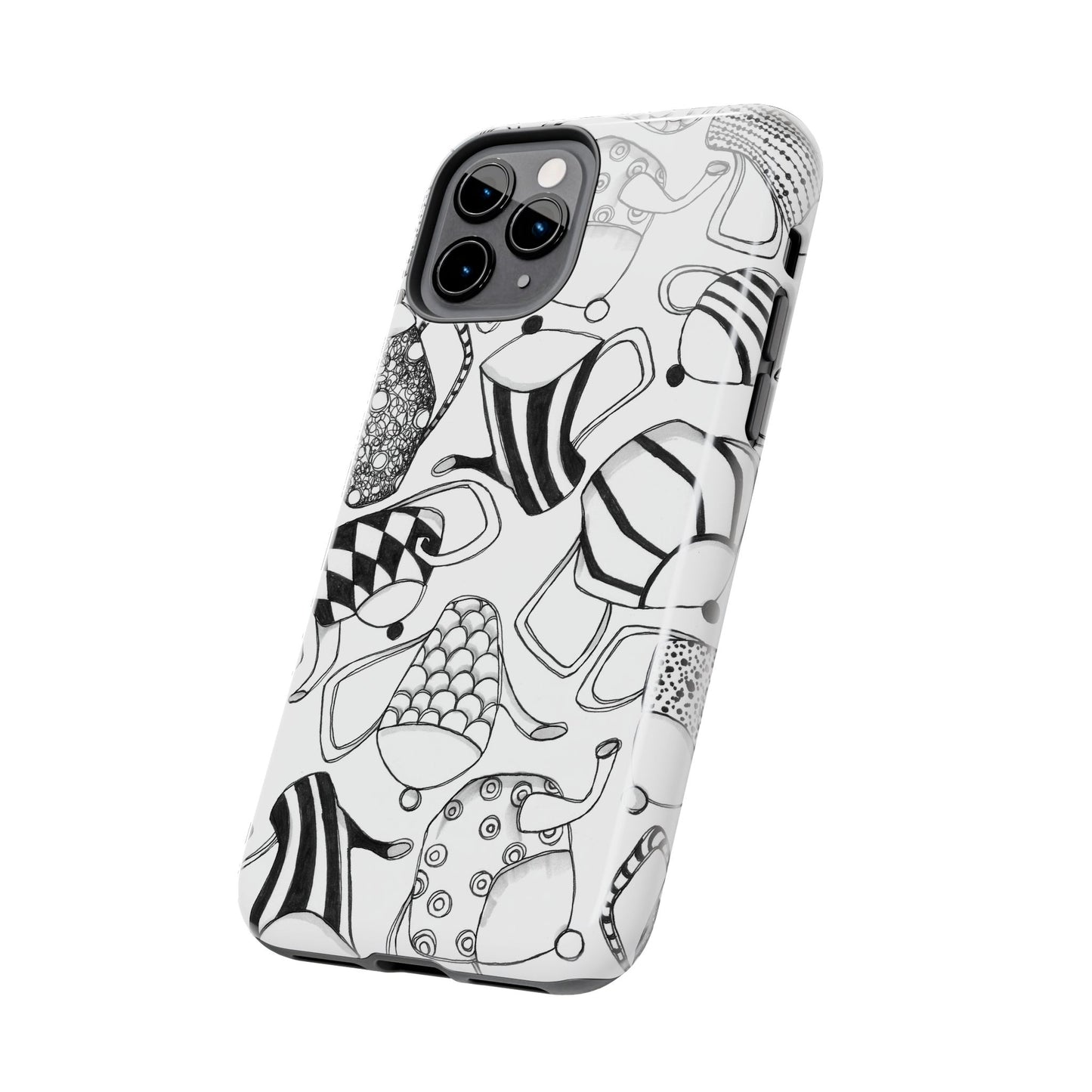 Coffee, Tea Anyone? White Phone Case