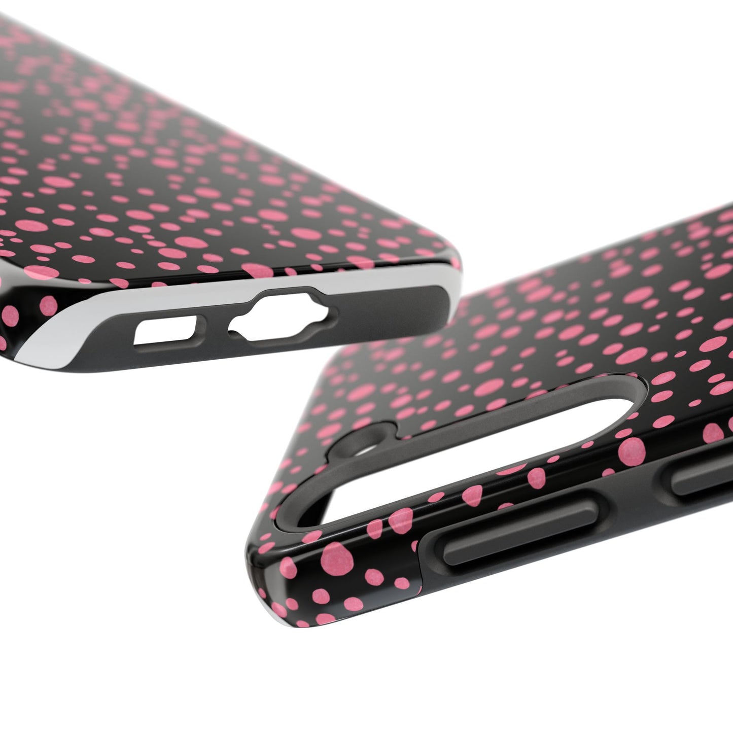 Balloon Dots Black / Pink Phone Case