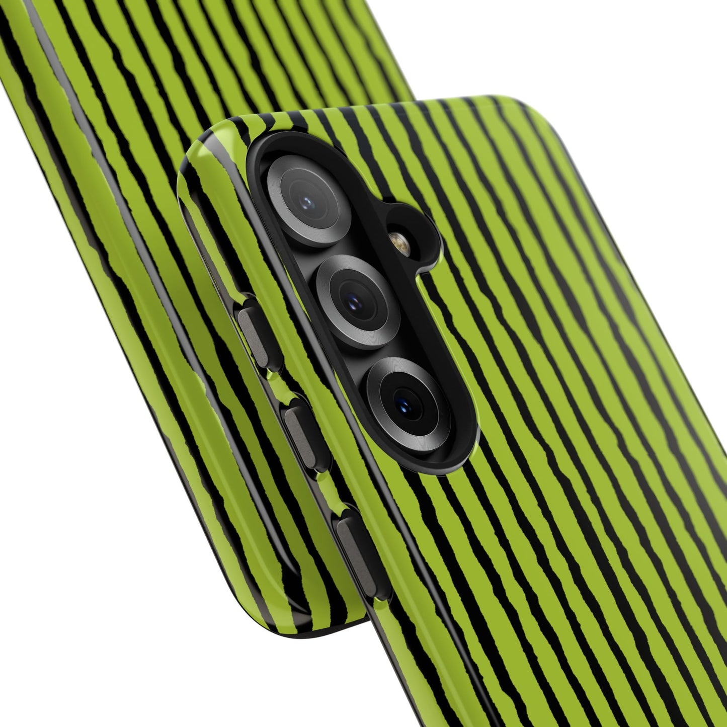 Sorta Stripe Green / Black Phone Case