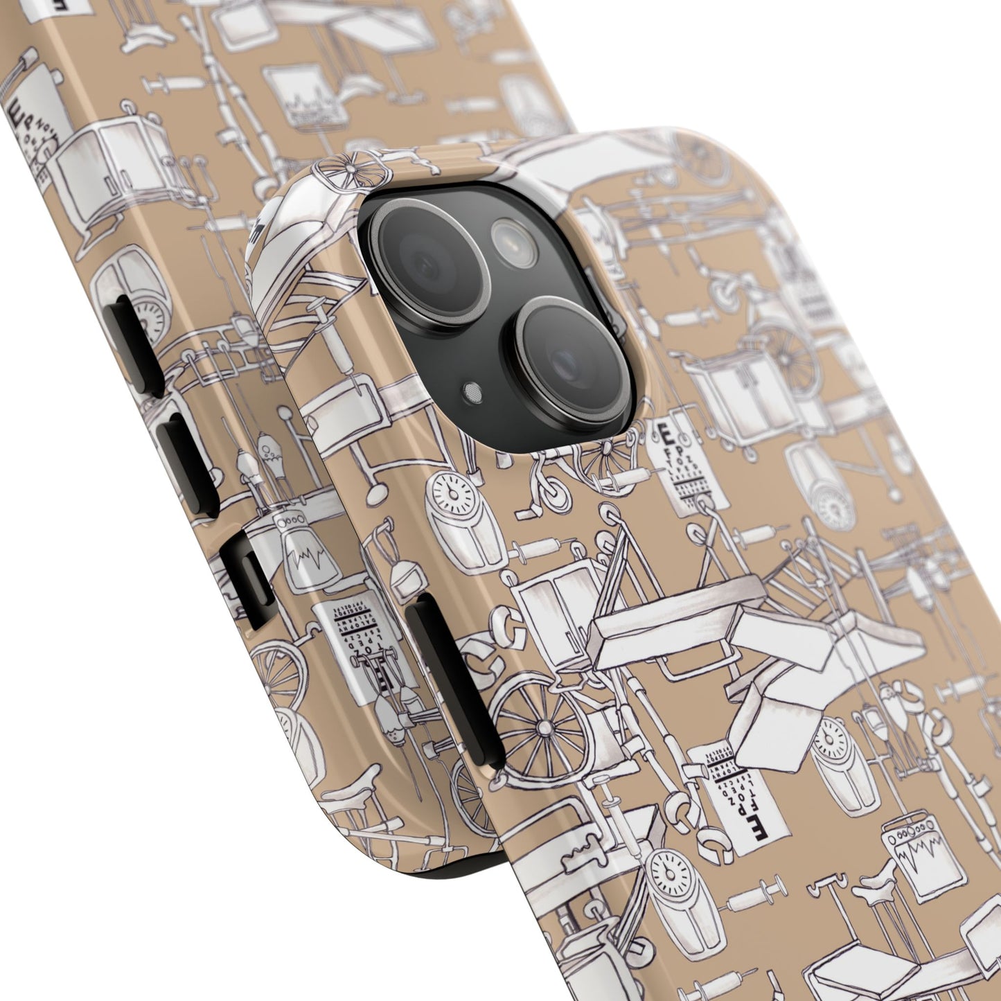 Essentials Khaki / White Phone Case