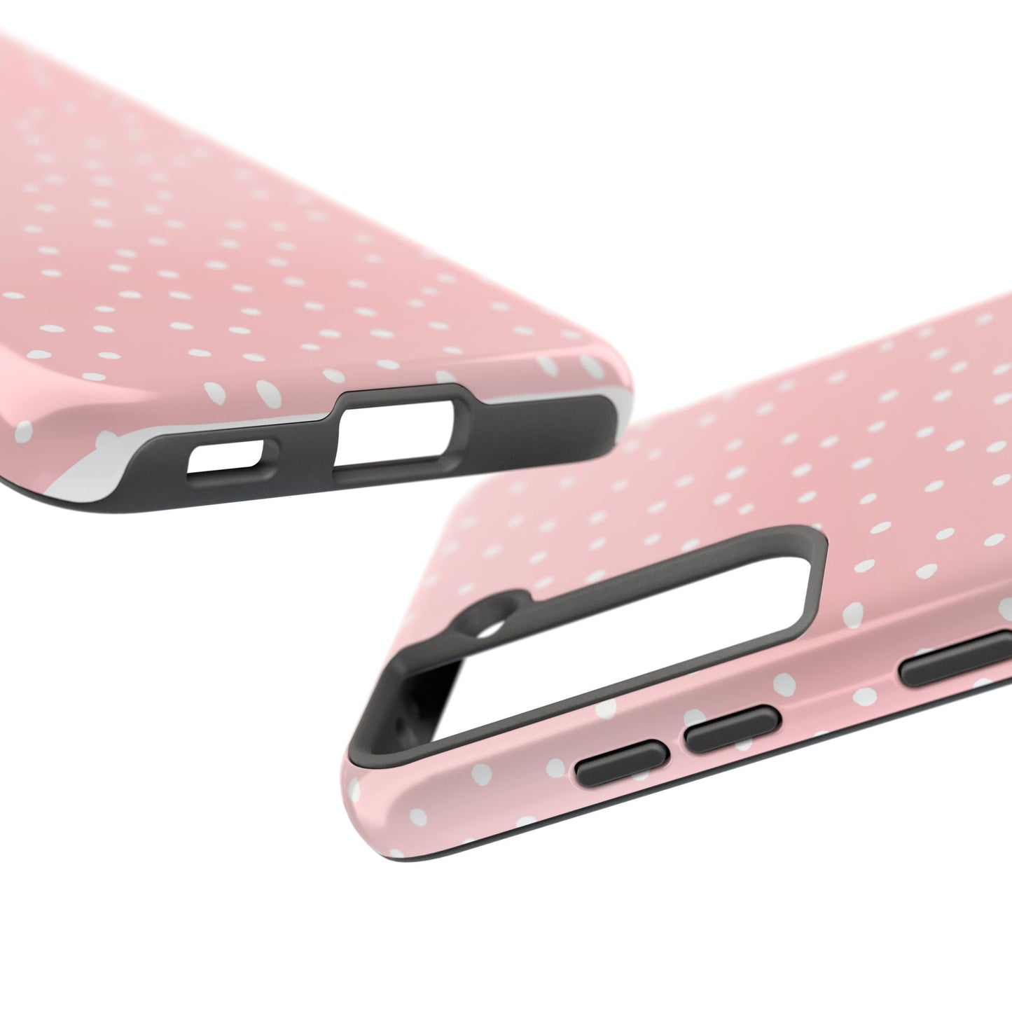 Little Dots Pink / White Phone Case