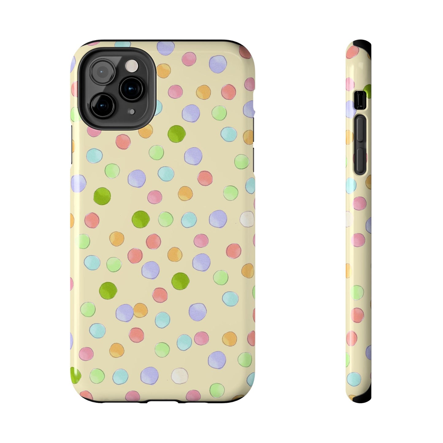 Happy Dots Yellow Phone Case