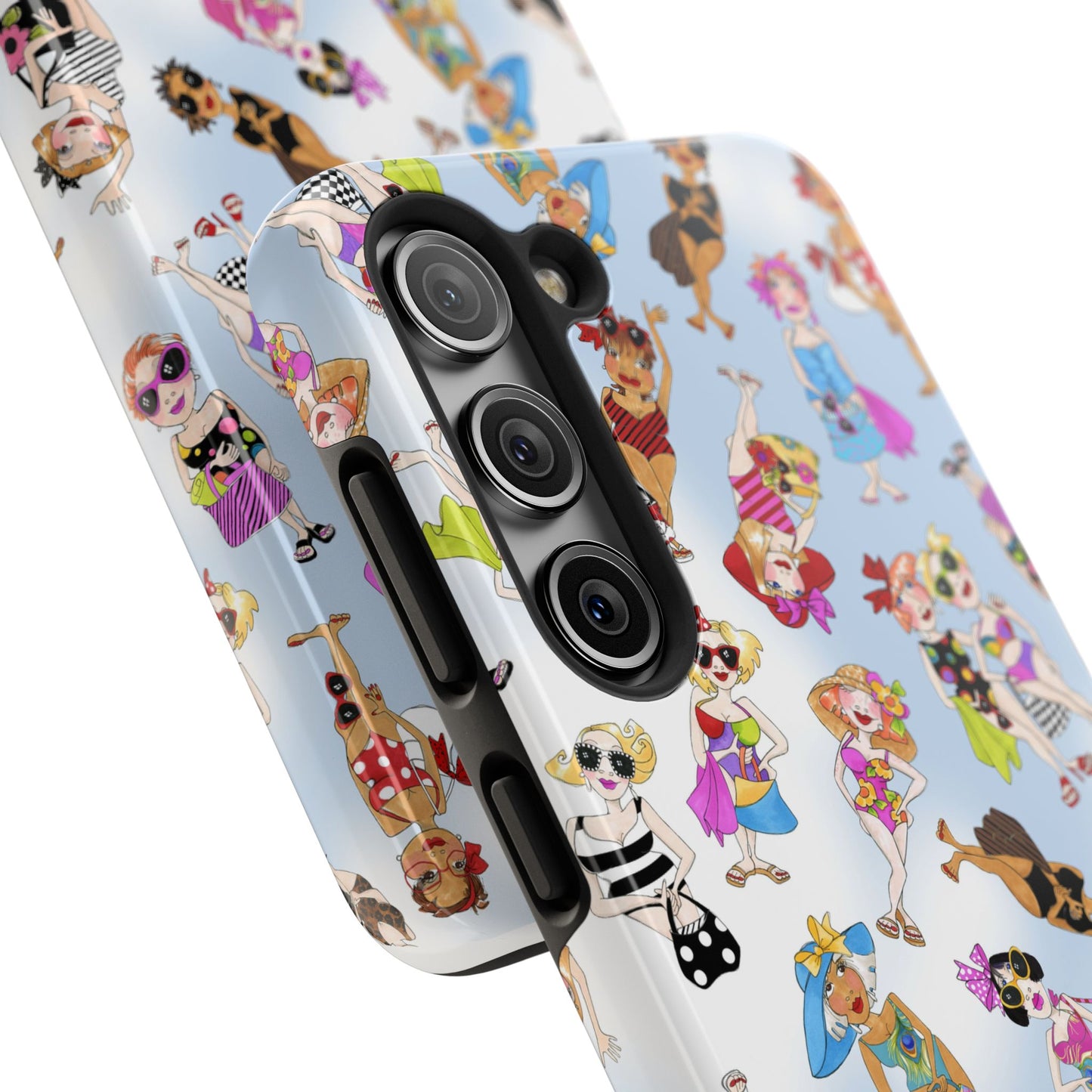 Tossed Beauties Blue Sky Phone Case