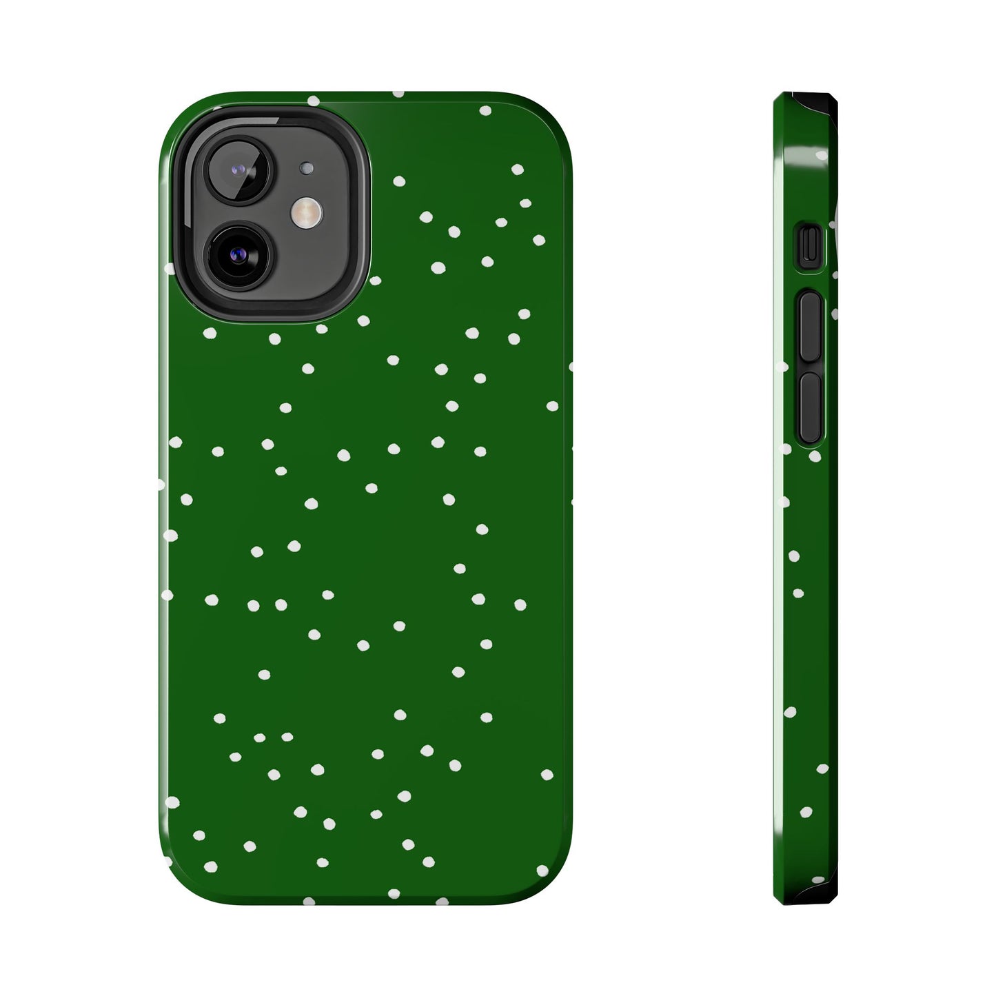 Dinky Dots Green / White Phone Case