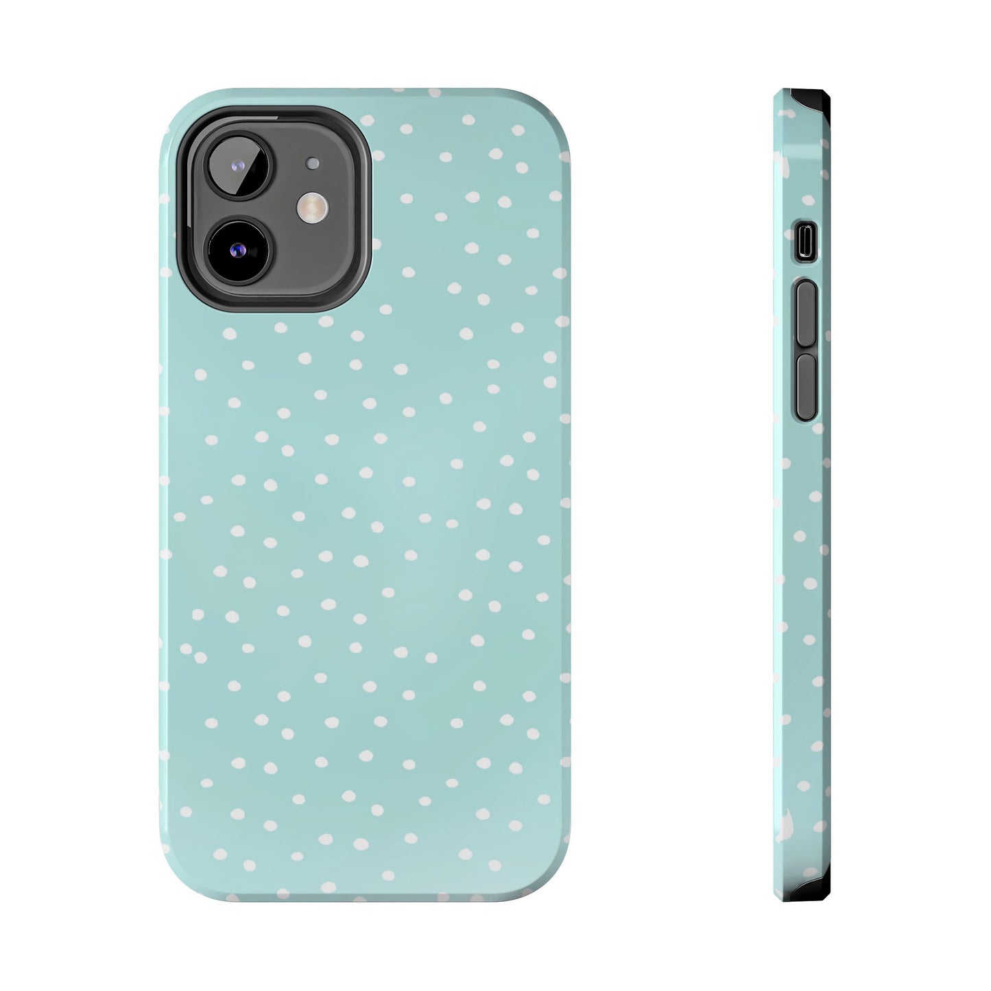 Petite Dots Seafoam / White Phone Case