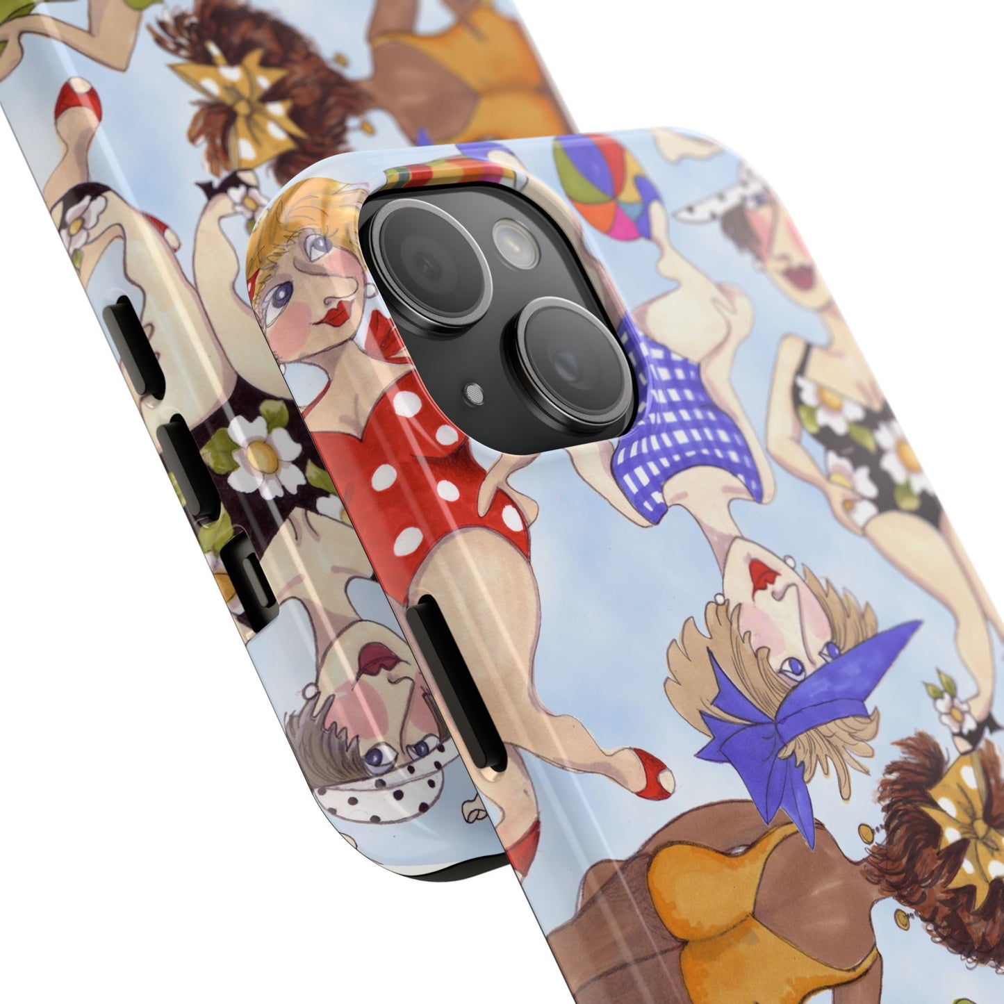 Bathing Beauties Blue Sky Phone Case