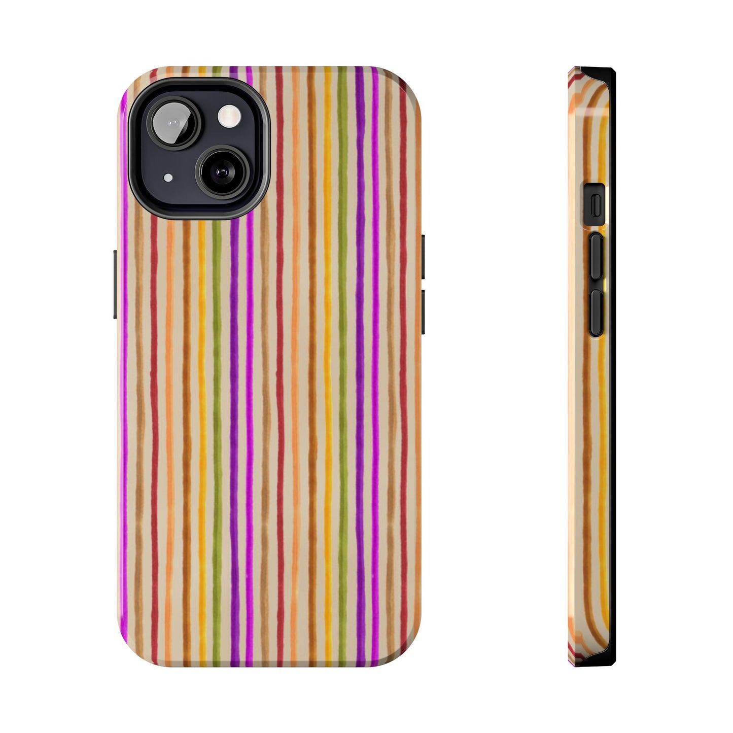 Spice Stripe Muslin Phone Case