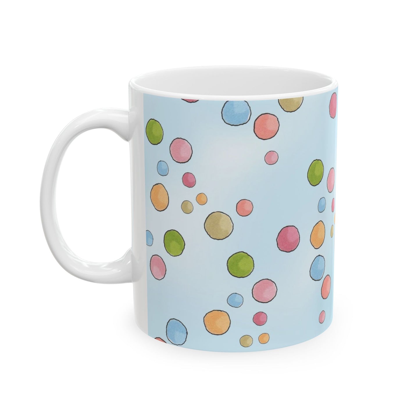 Clown Dots Blue Sky Cup
