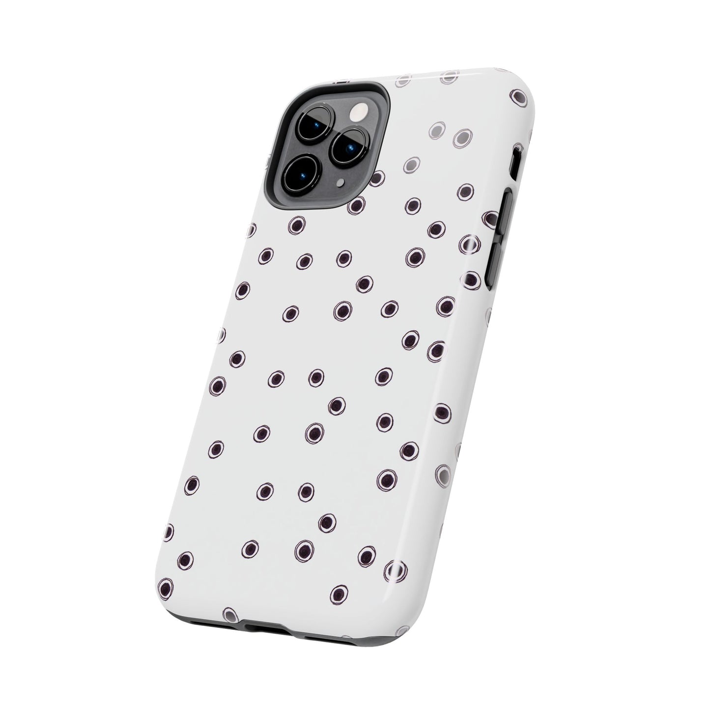 Halo Dots White Phone Case