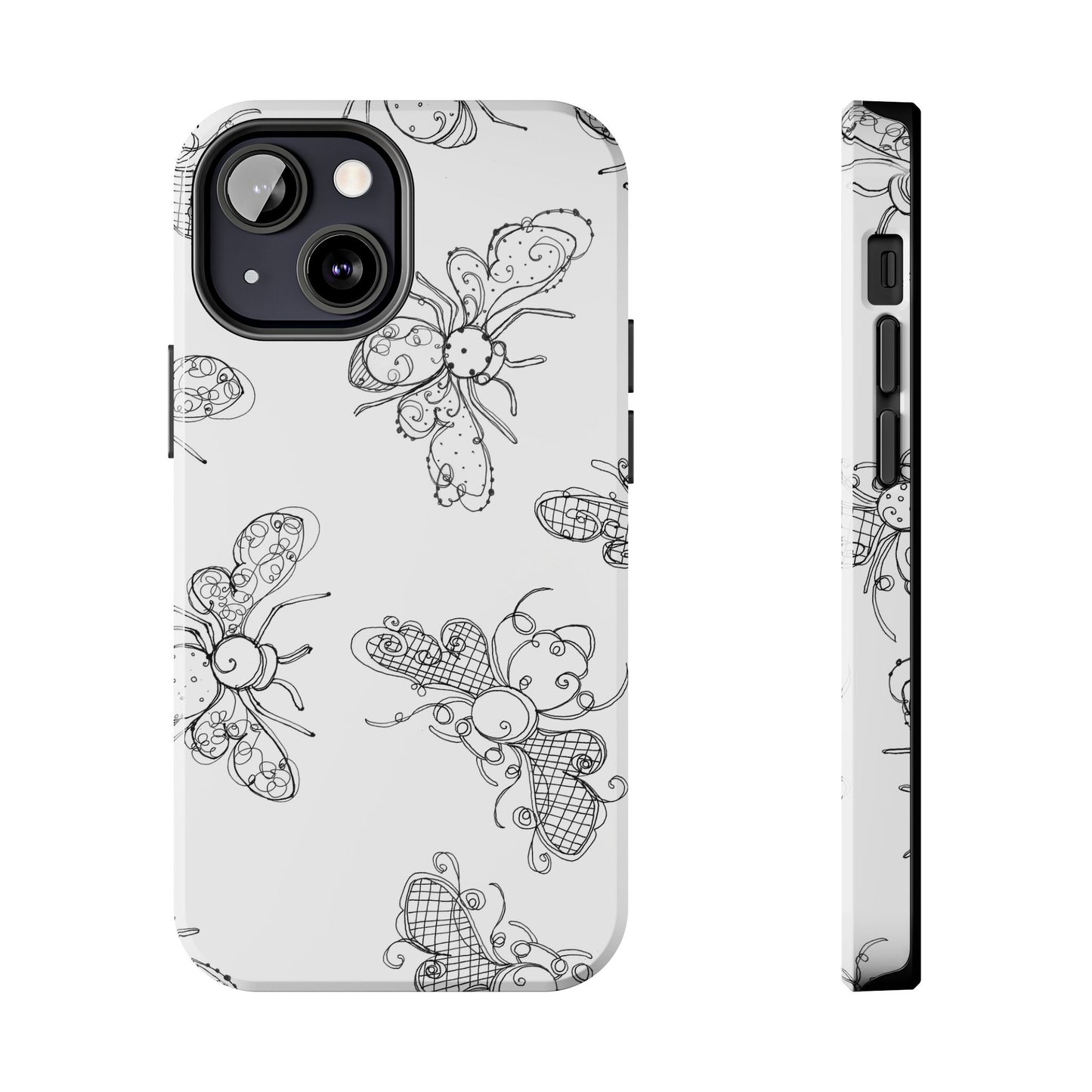 Busy Bees White Phone Case