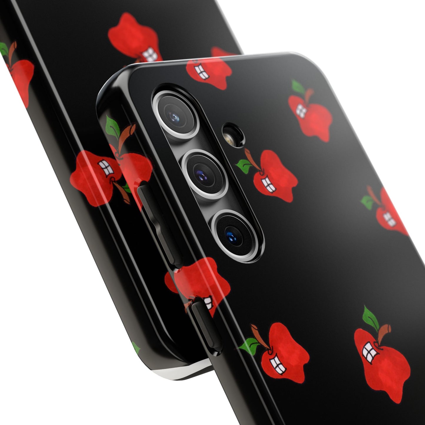 Flying Apples Black Phone Case