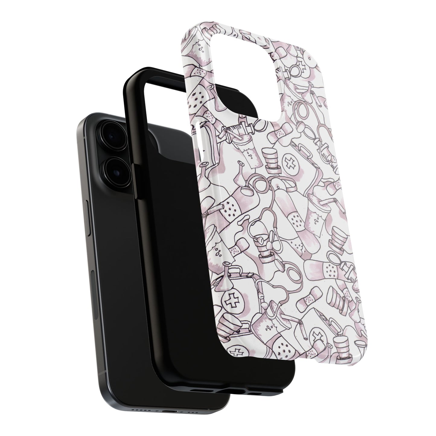 Med Stuff White Phone Case