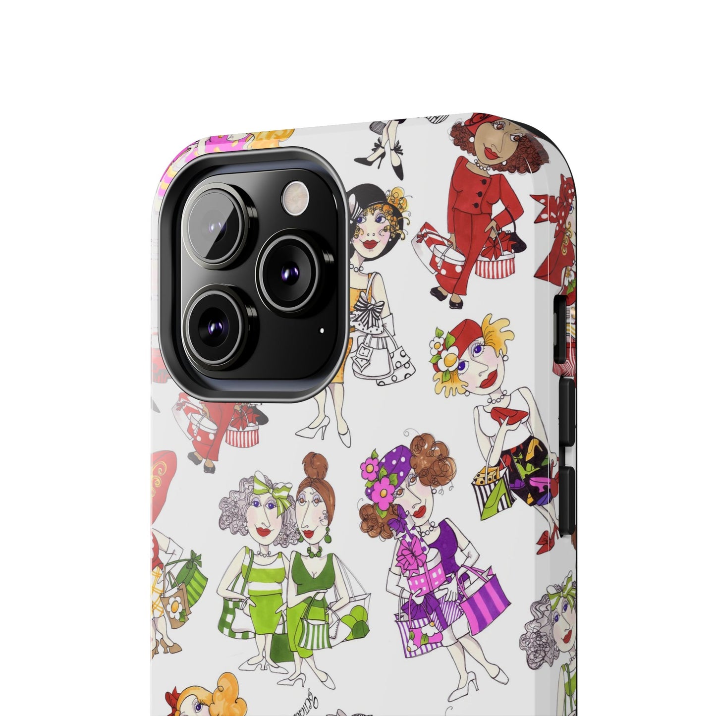 Gone Shopping Tossed White Phone Case