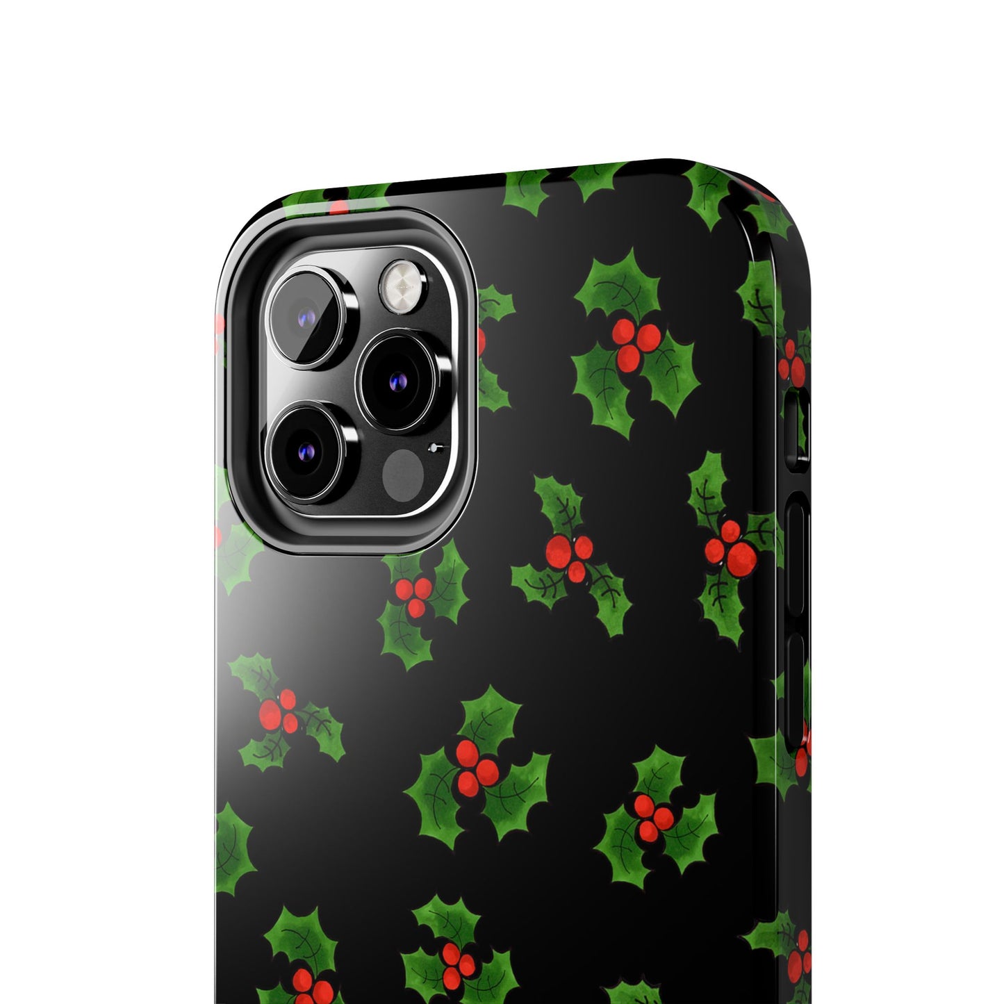 Lotsa Holly Black Phone Case