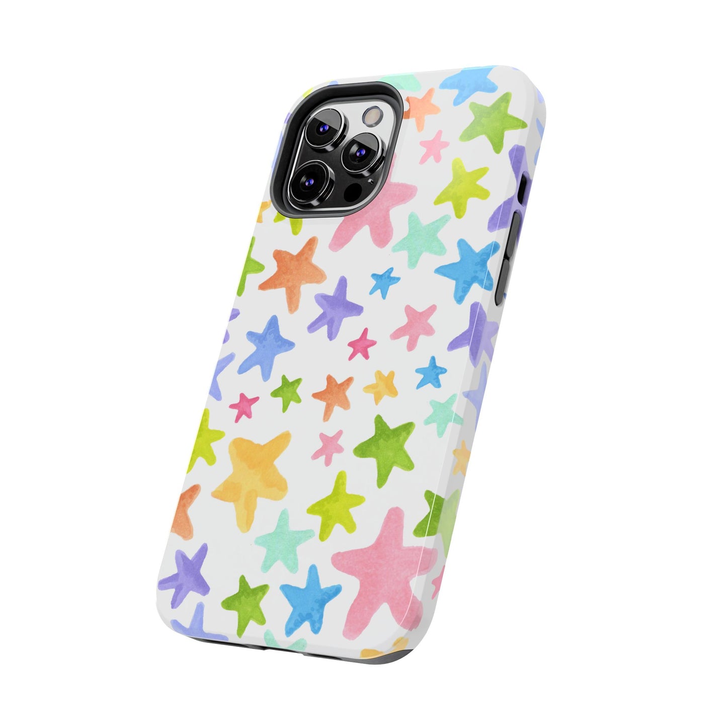 Happy Stars White Phone Case