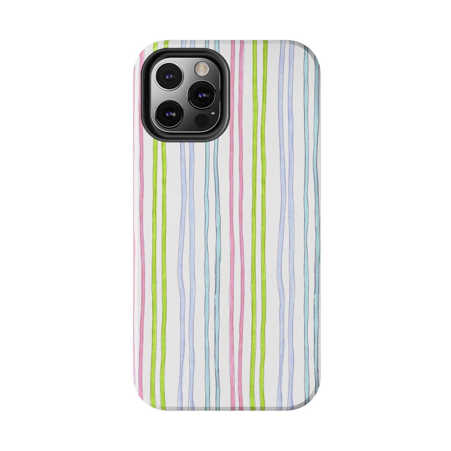 Belle Stripe White Phone Case