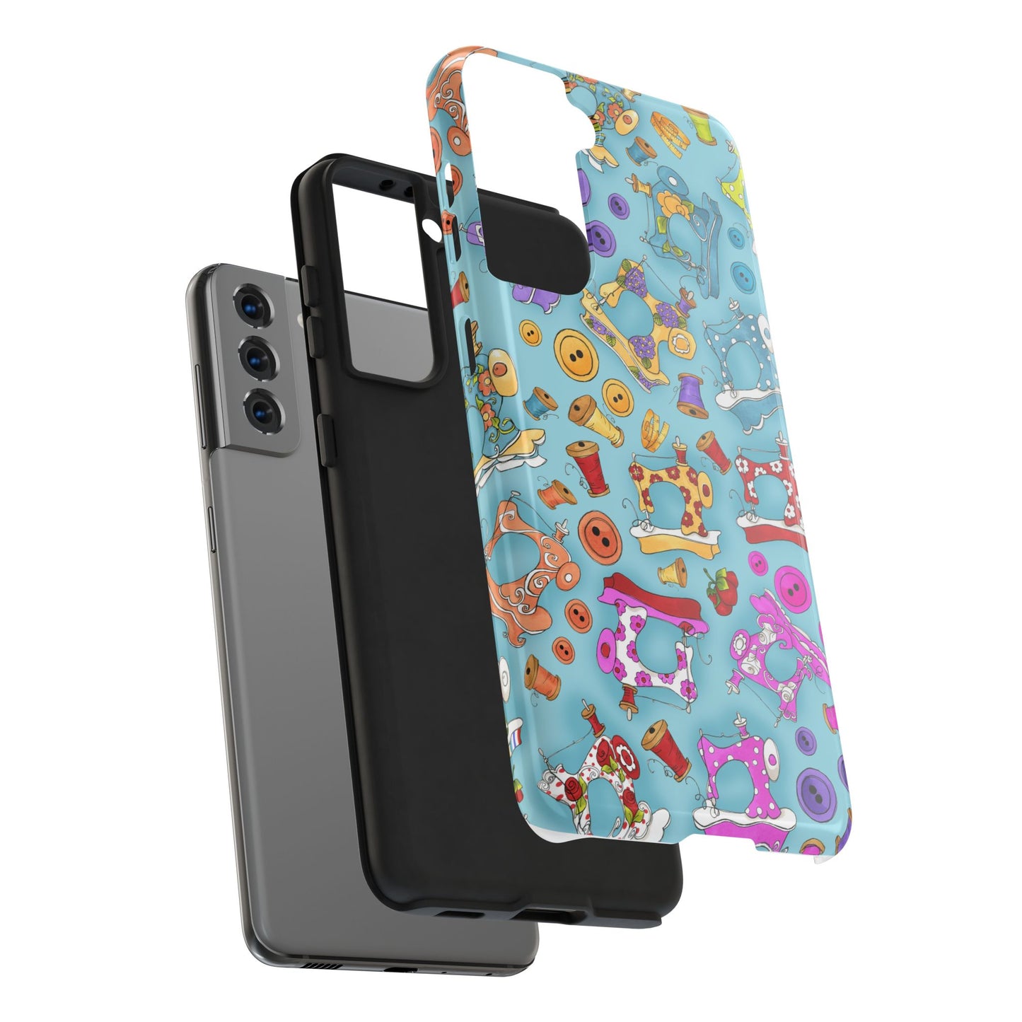 Sew Assorted Turquoise Phone Case