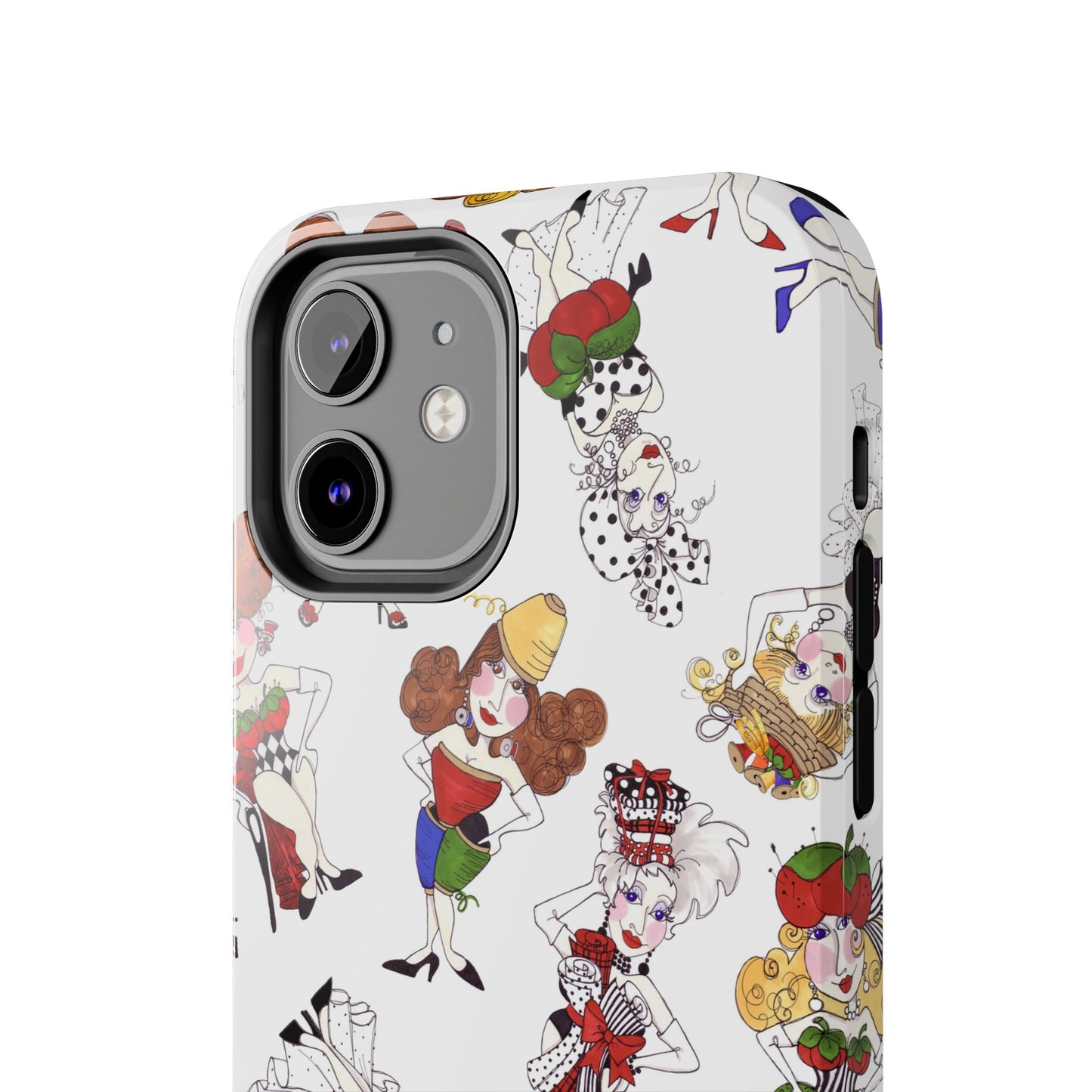 Sew Tossed White Phone Case