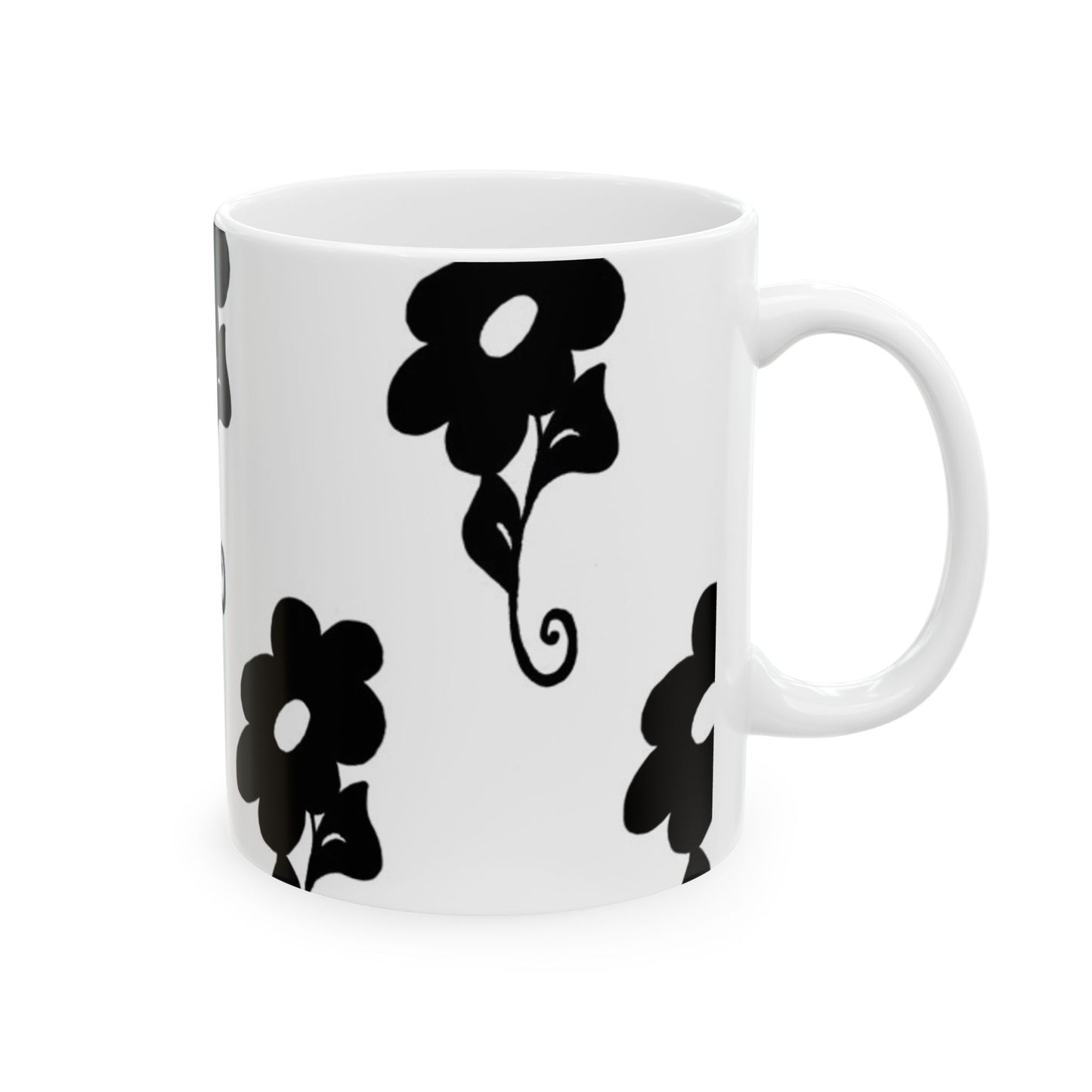 Daring Daisy White Cup