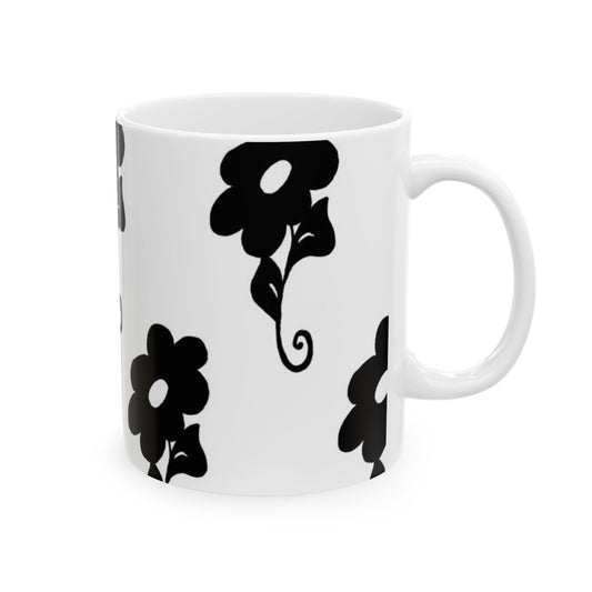 Daring Daisy White Cup