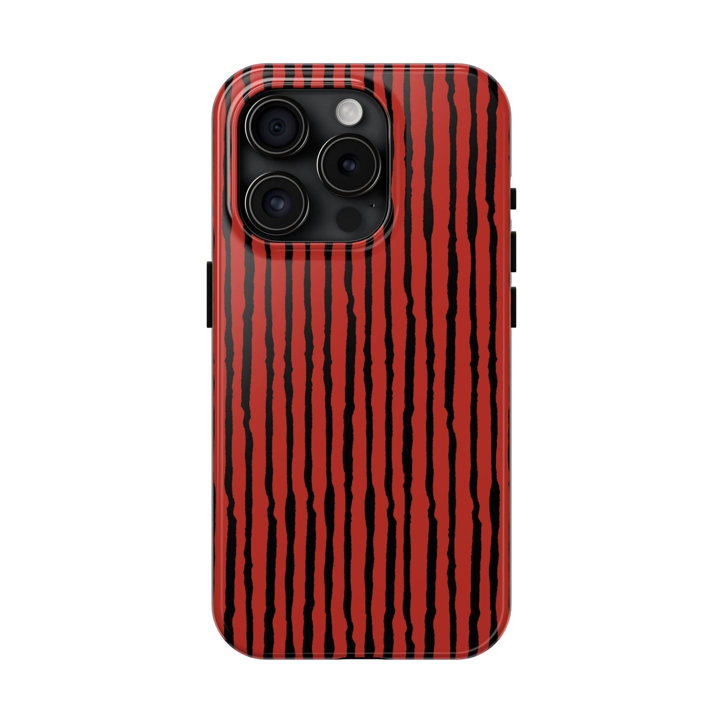Sorta Stripe Red / Black Phone Case