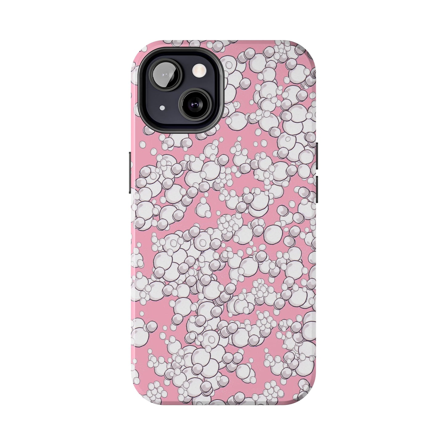 Bubble Dots Pink Phone Case