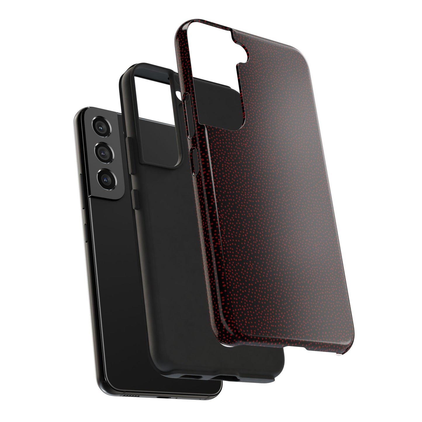 Mini Dot Black / Red Phone Case