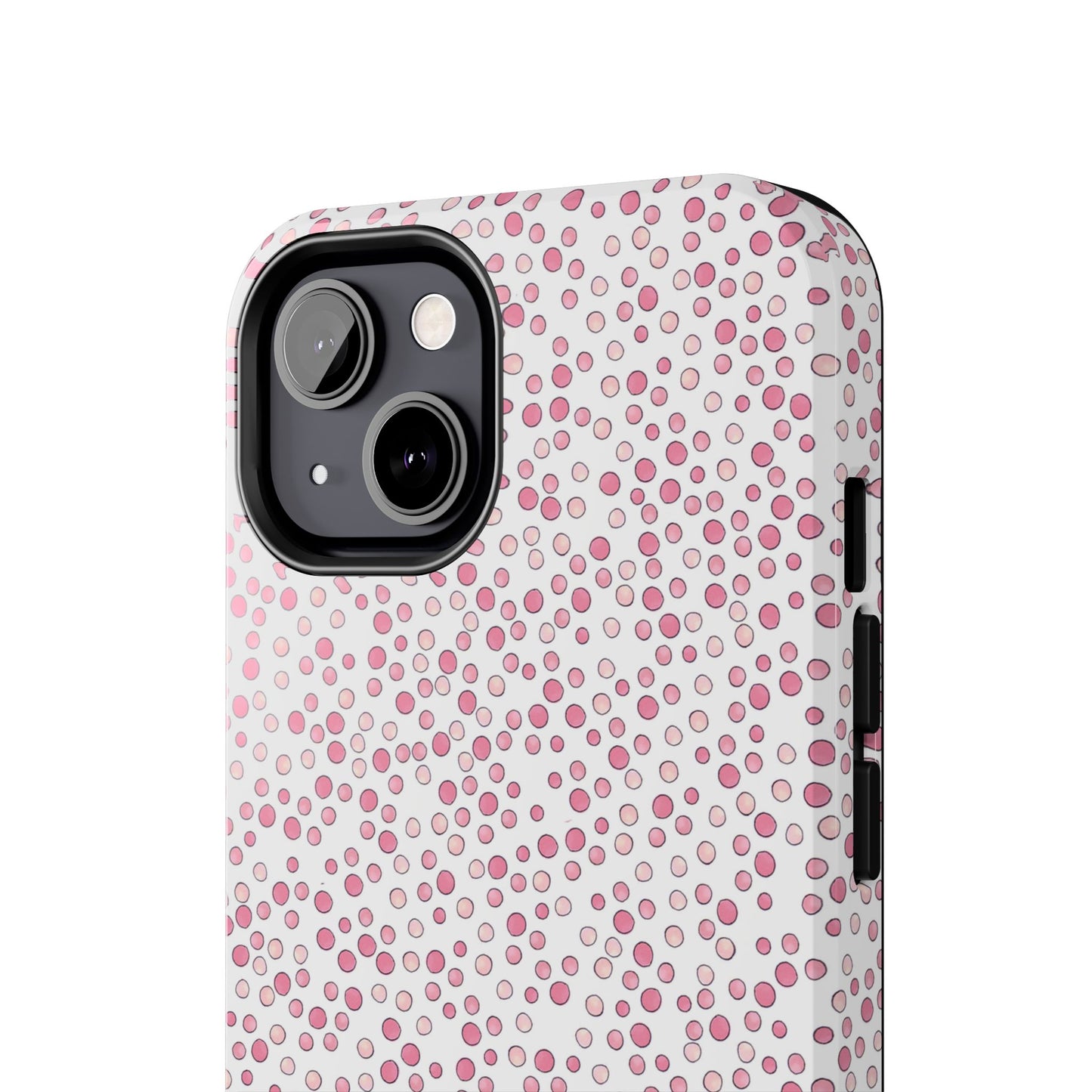 Water Spot Pink / White Phone Case