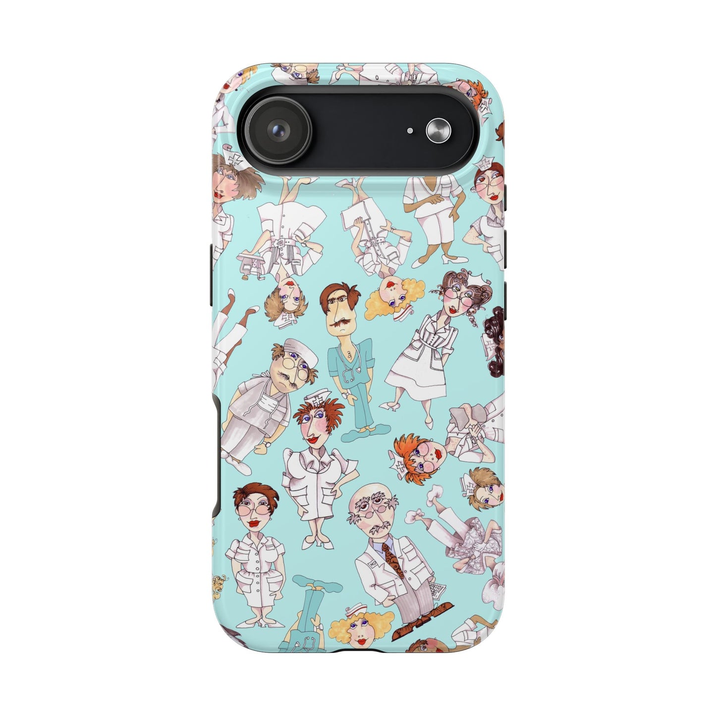 Happy Staff Aqua Phone Case