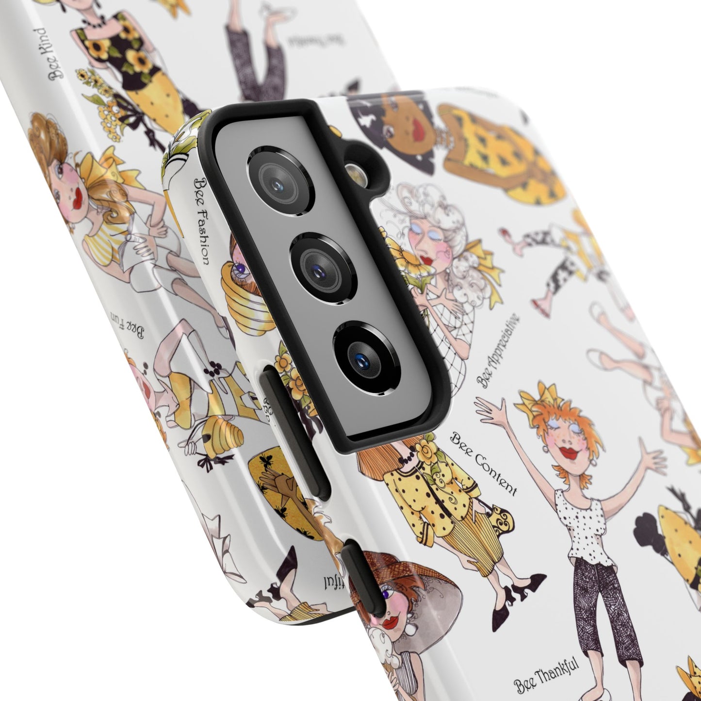 Bee Tossed White Phone Case