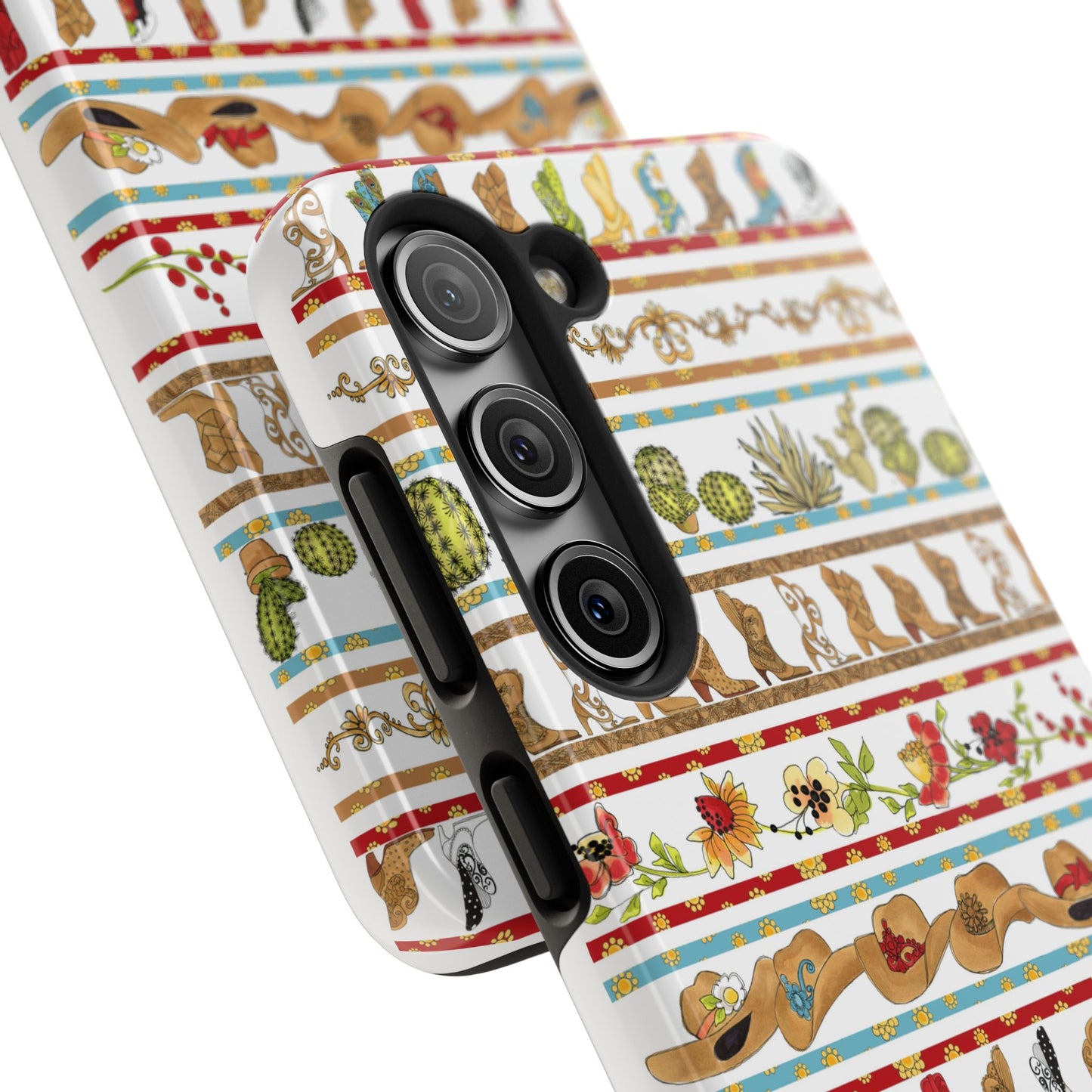 Whoa Borders White Phone Case