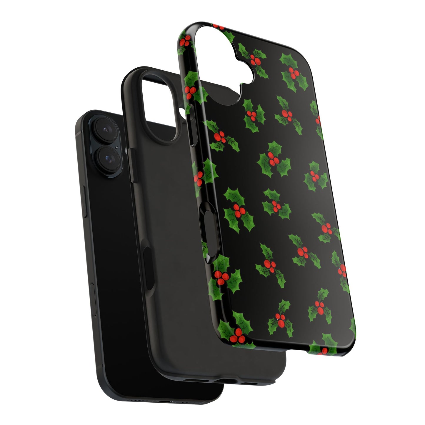Lotsa Holly Black Phone Case