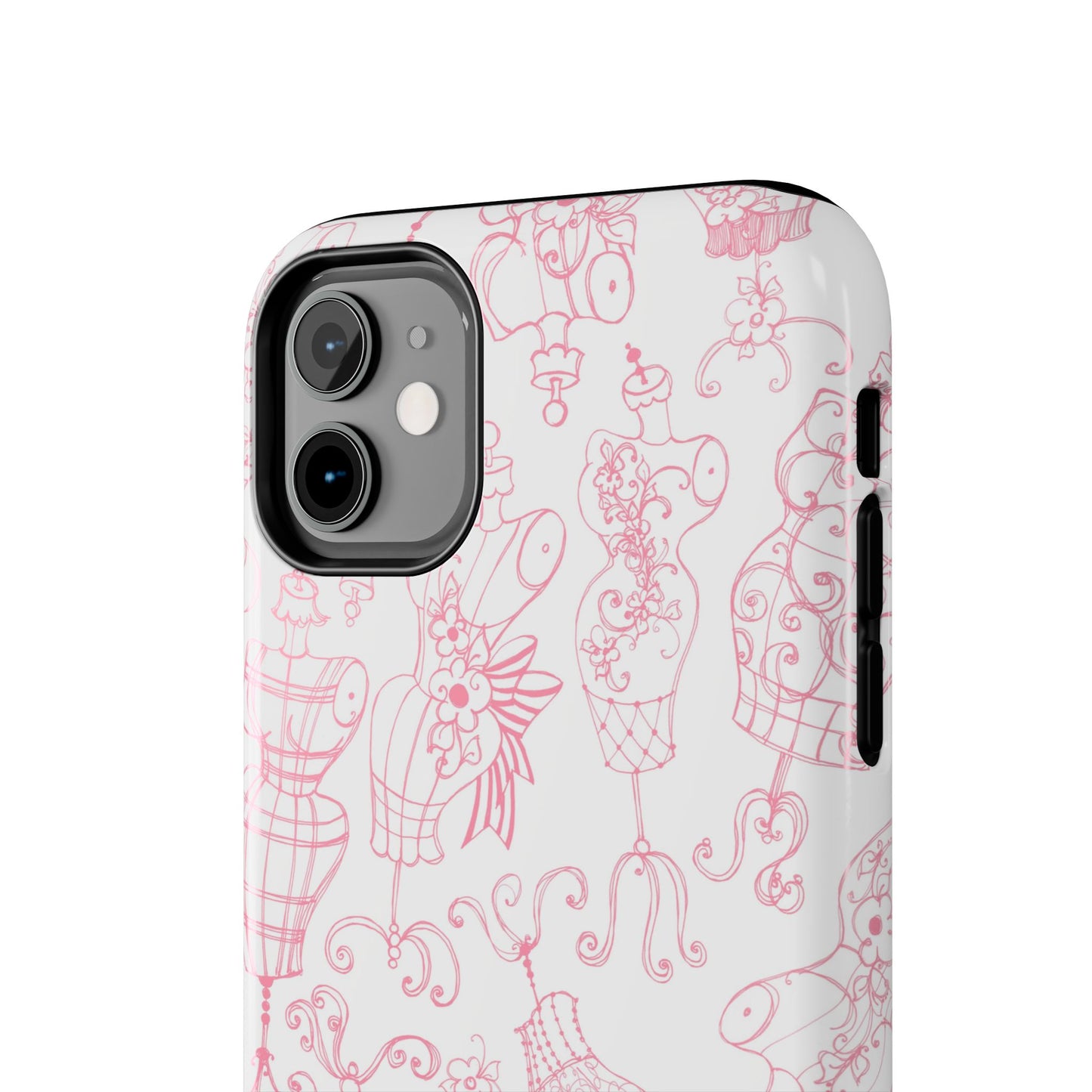Mannequinique White / Pink Phone Case
