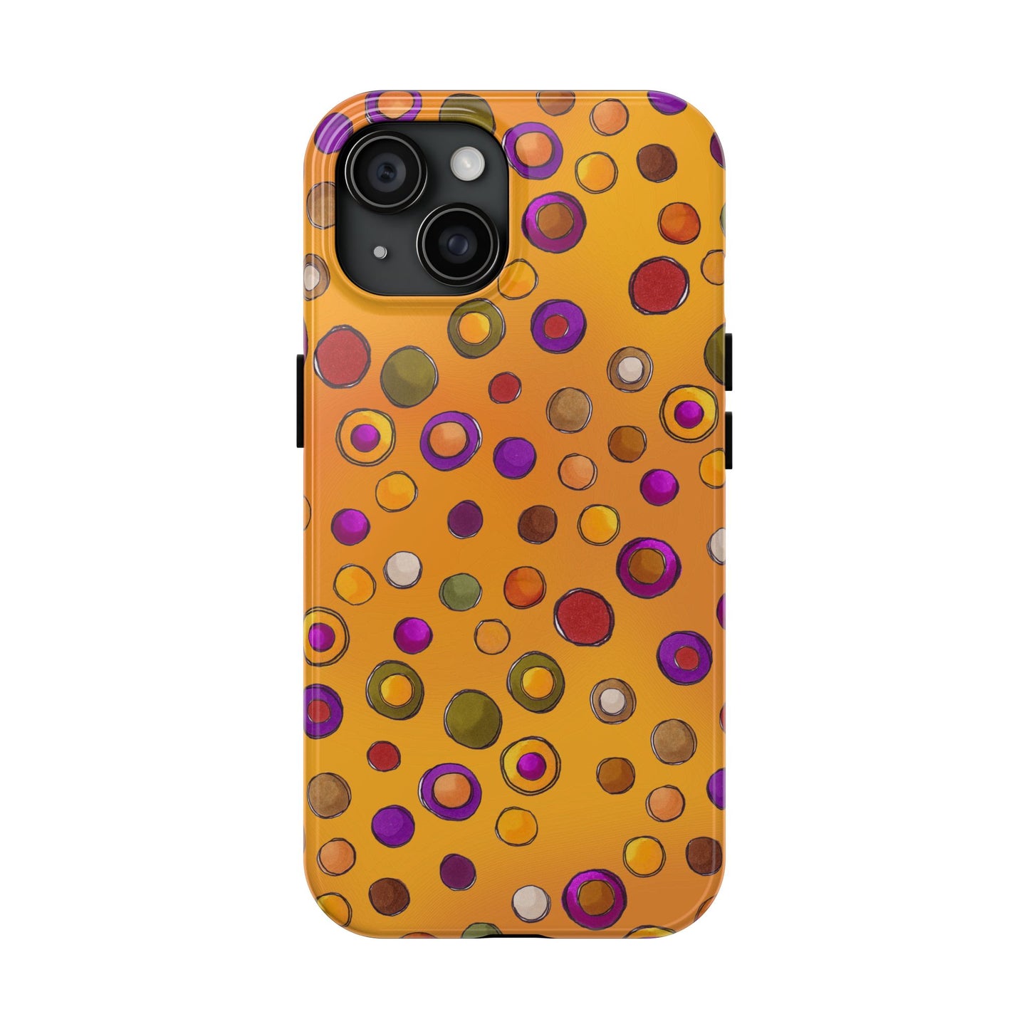 Double Dot Yellow Phone Case