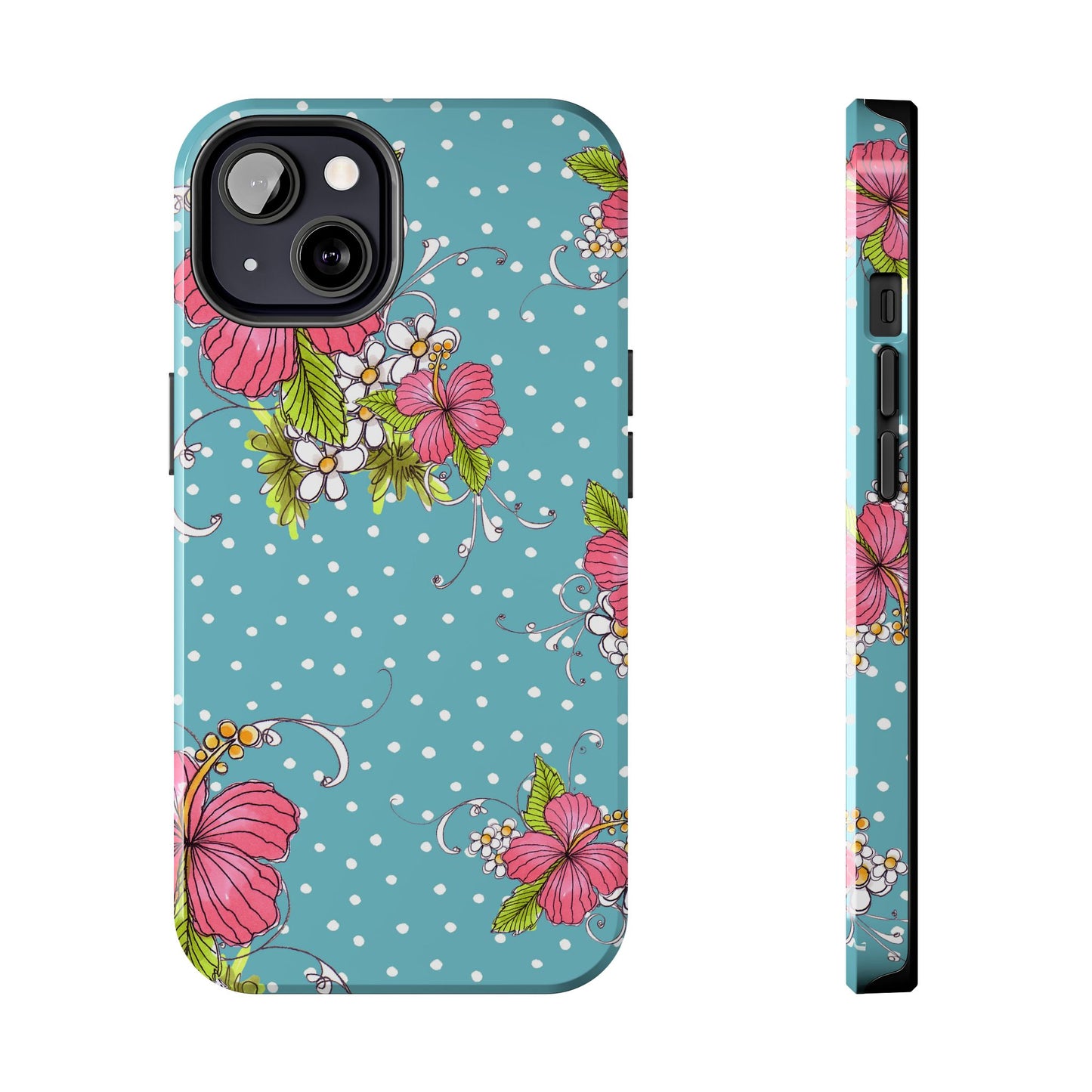 Lady Luau Turquoise Phone Case