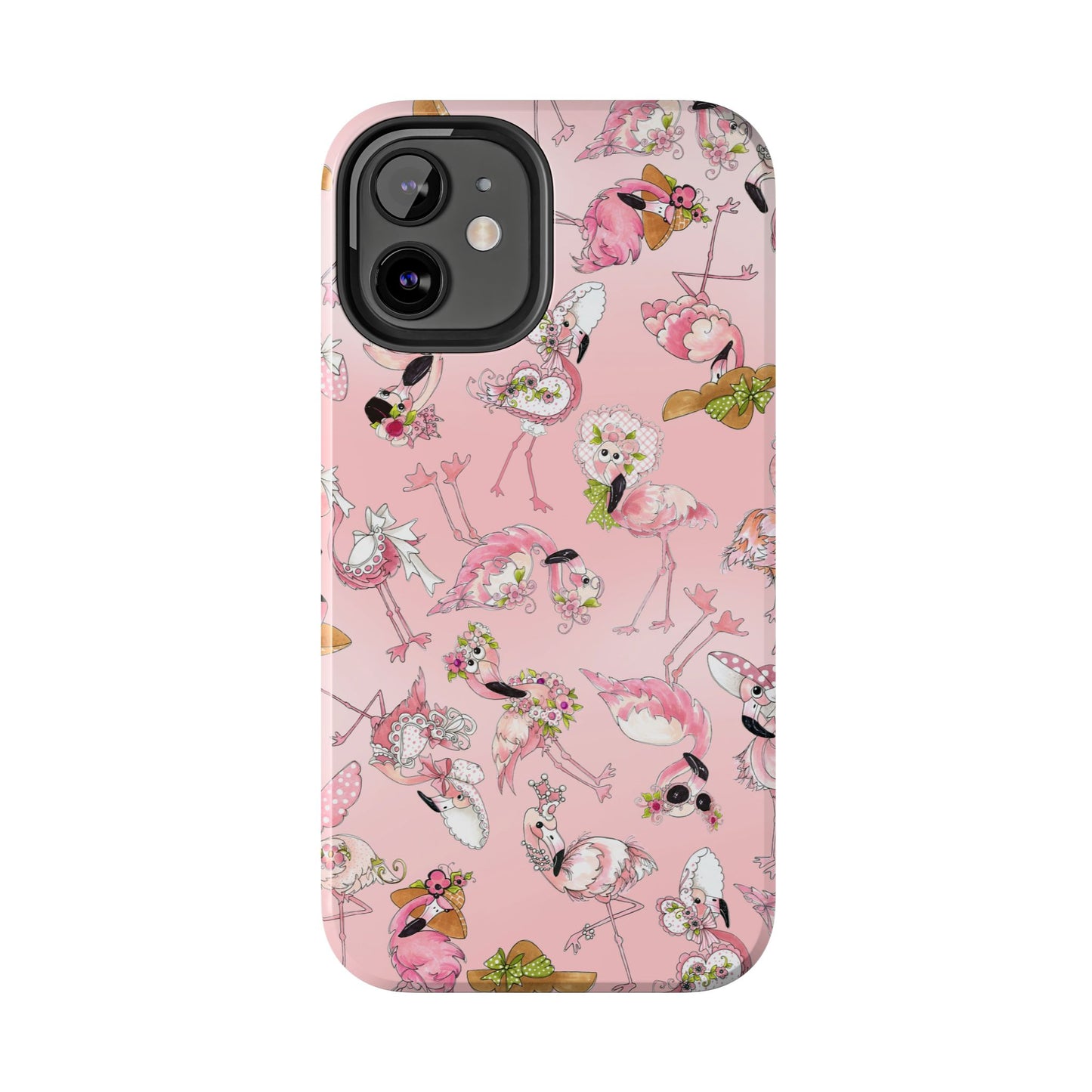 Tossed Flams Pink Phone Case