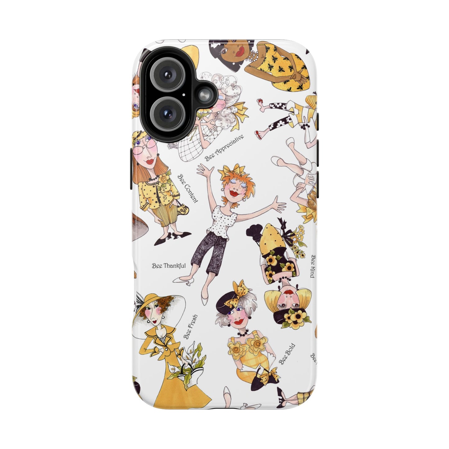 Bee Tossed White Phone Case