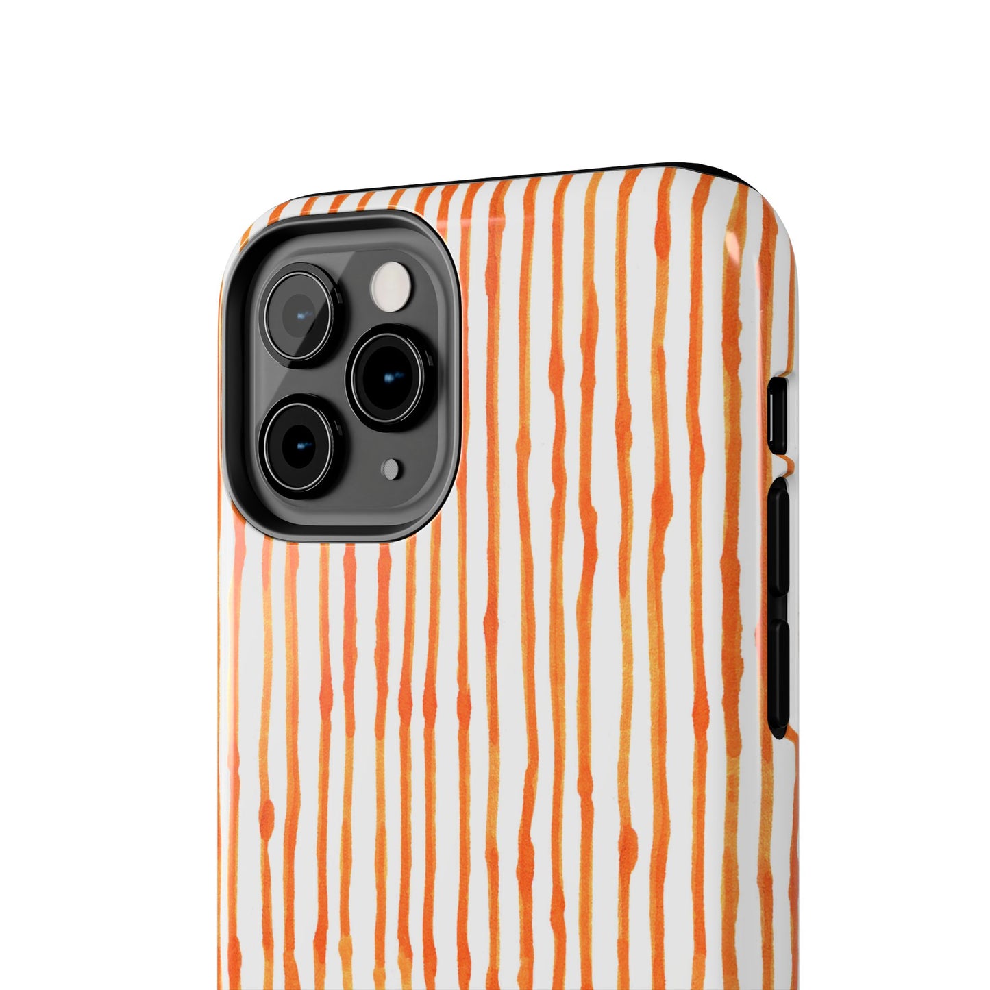 Faux Seersucker Orange / White Phone Case