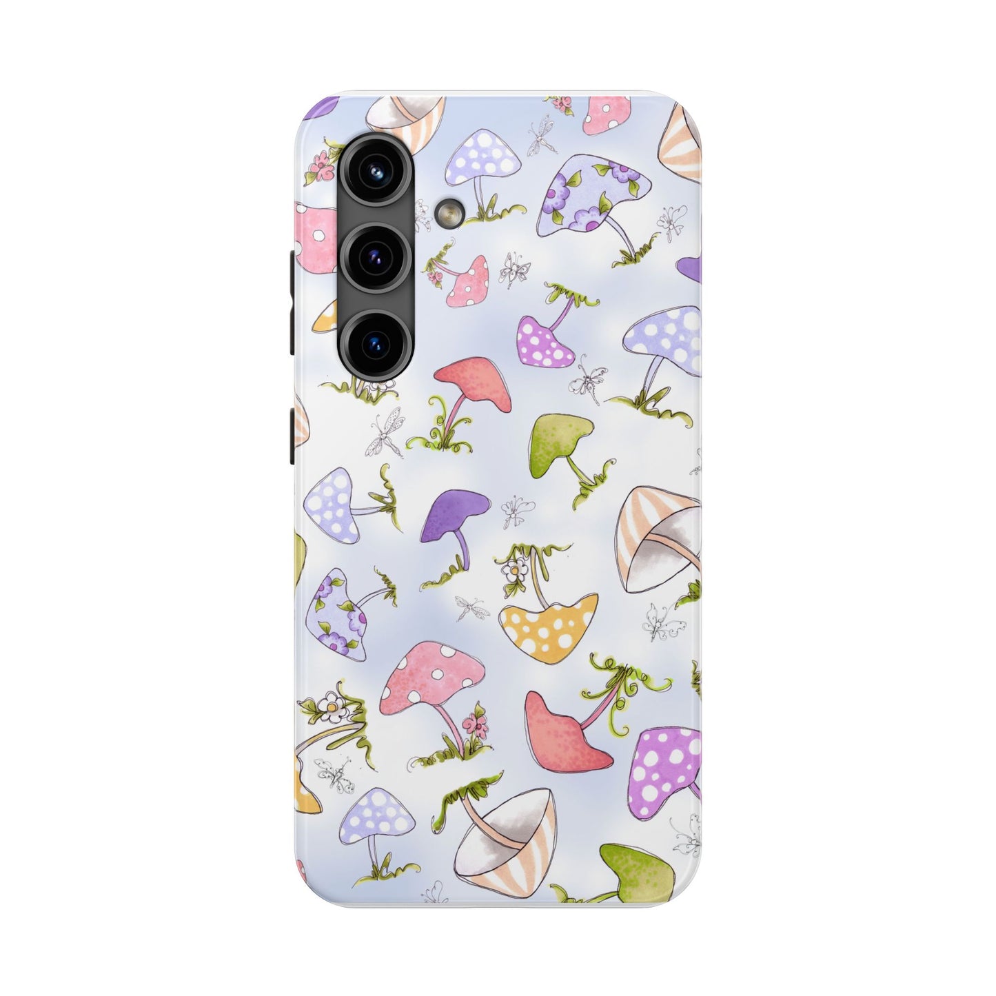 Mushroom Toss Blue Phone Case
