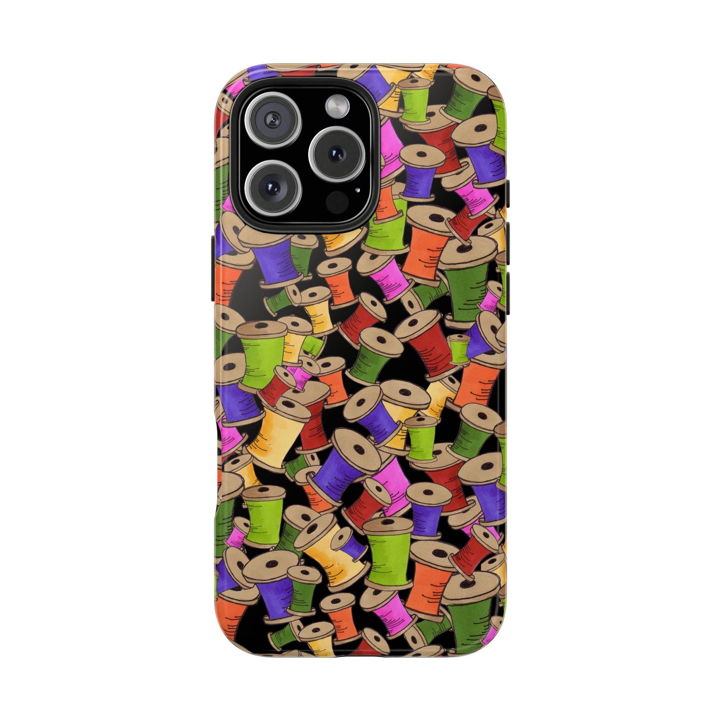 Spoolopoly Black Phone Case