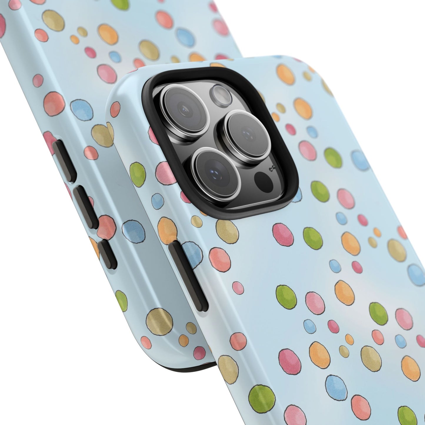 Clown Dots Blue Sky Phone Case