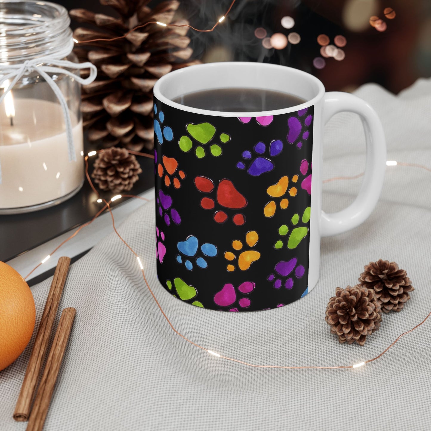 Fancy Paws Black / Multi Cup