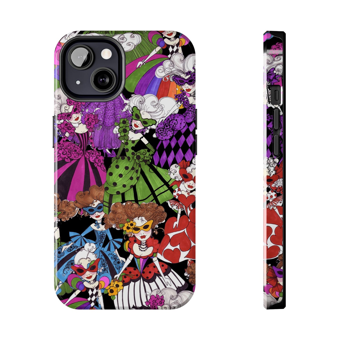Crowded Dance Floor Black Phone Case