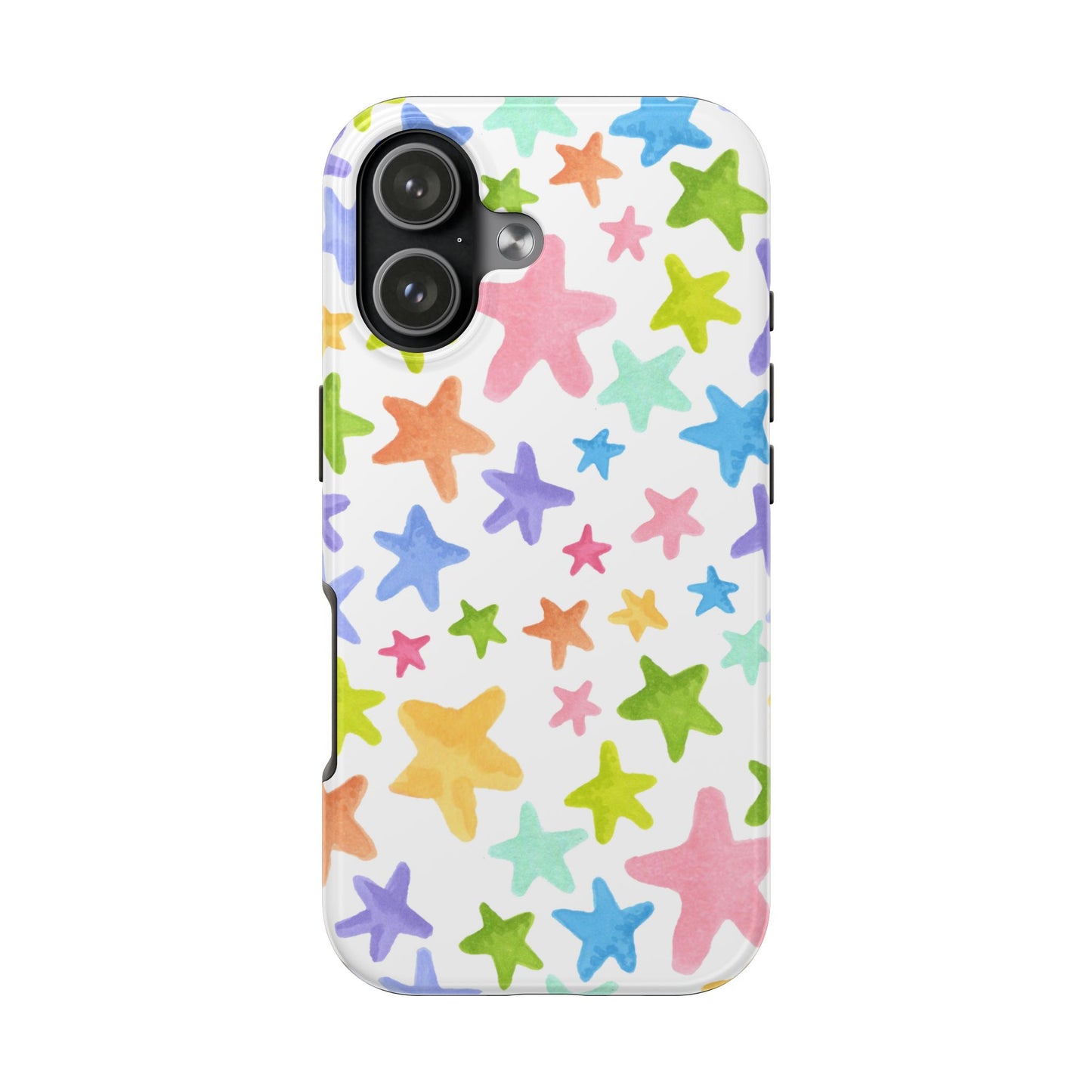 Happy Stars White Phone Case
