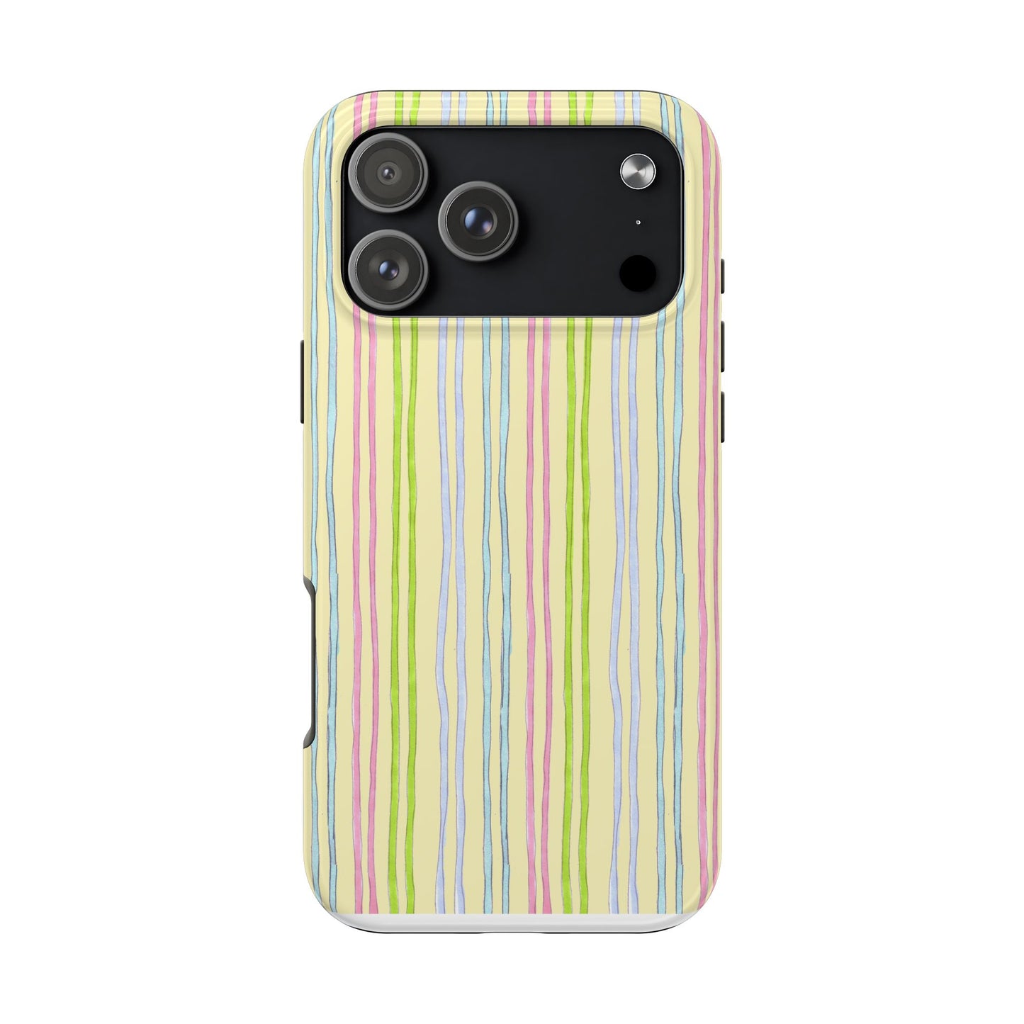 Belle Stripe Yellow Phone Case