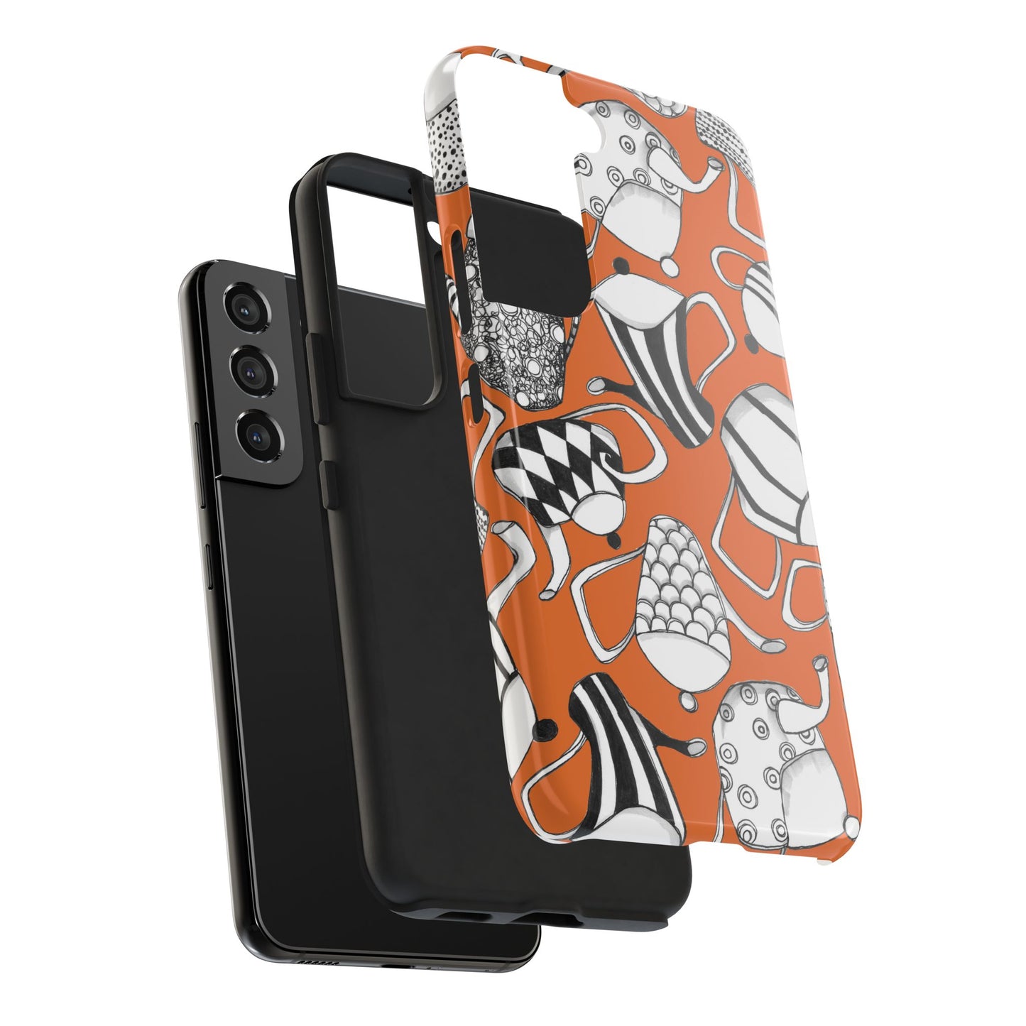 Coffee, Tea Anyone? Orange Phone Case
