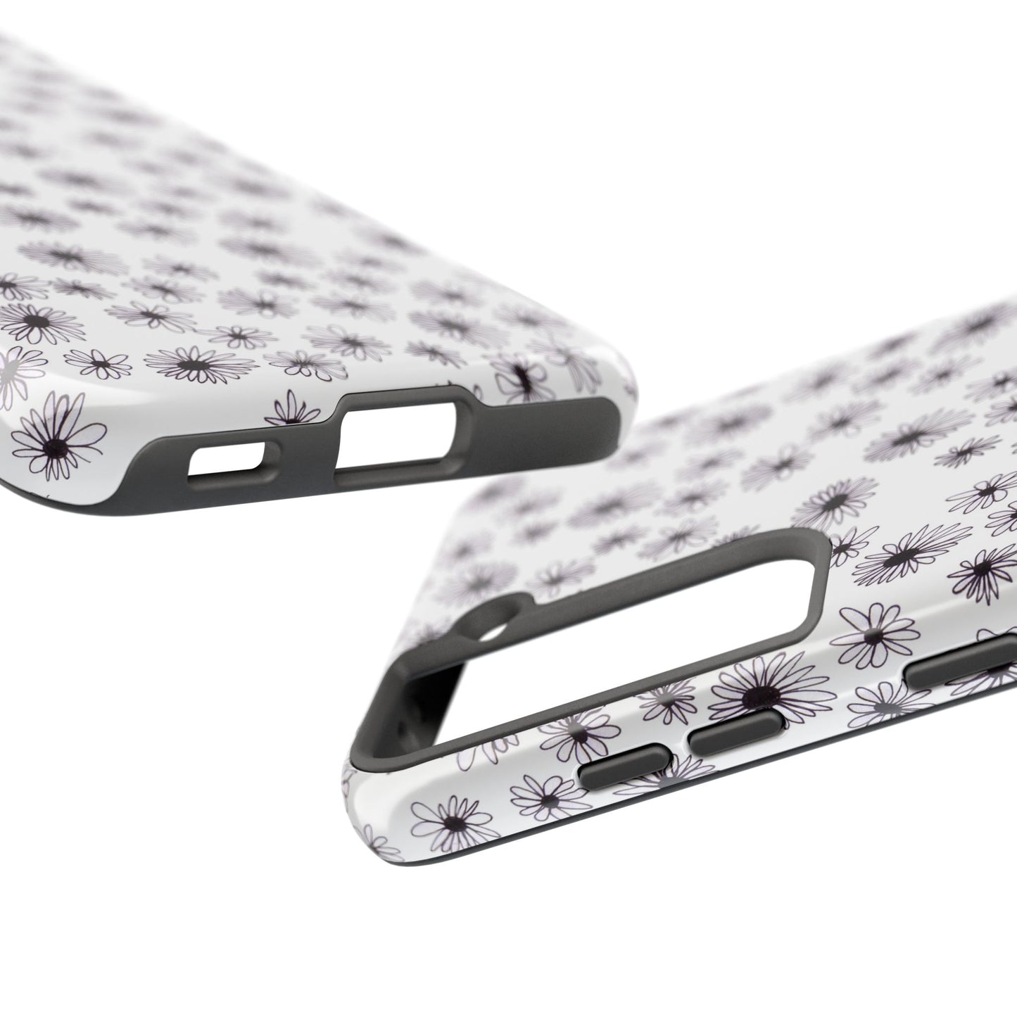 Random Daisy White / Black Phone Case