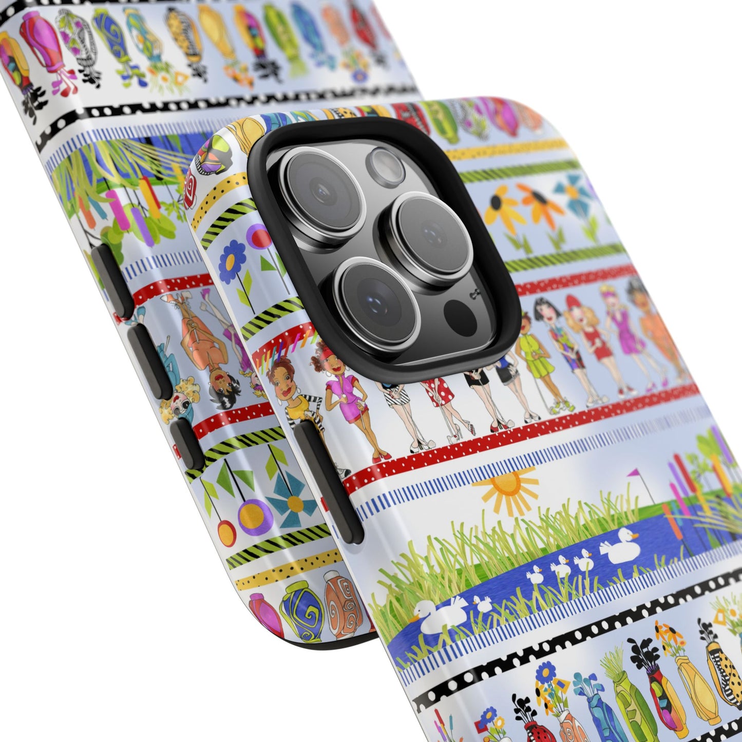 Golf Borders Blue Sky Phone Case