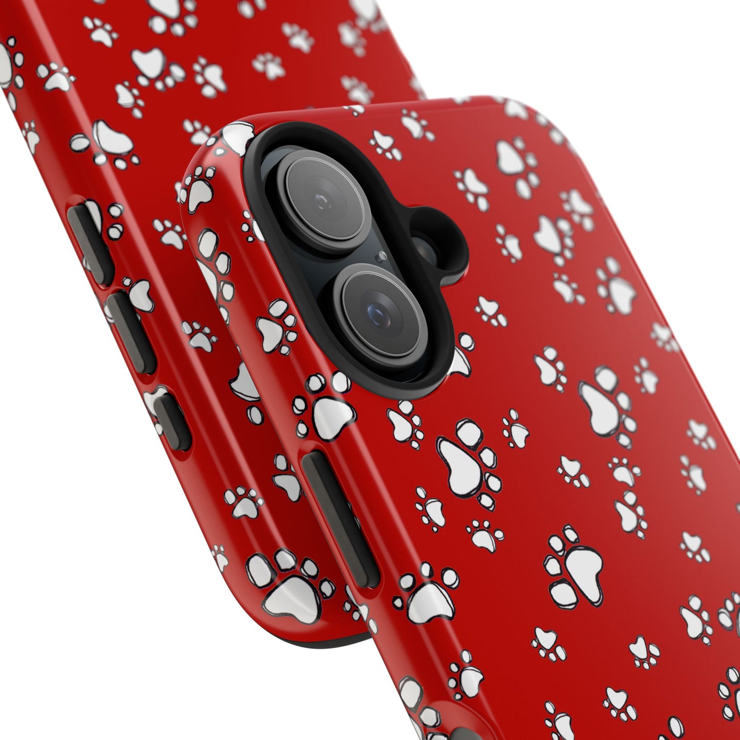 Paw Flakes Red Phone Case